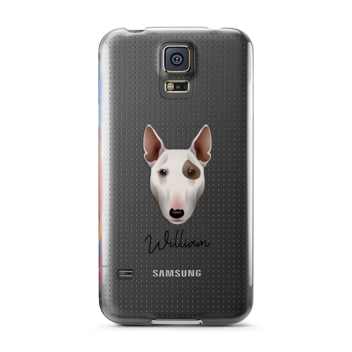 Miniature Bull Terrier Personalised Samsung Galaxy S5 Case