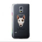 Miniature Bull Terrier Personalised Samsung Galaxy S5 Mini Case
