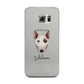 Miniature Bull Terrier Personalised Samsung Galaxy S6 Edge Case