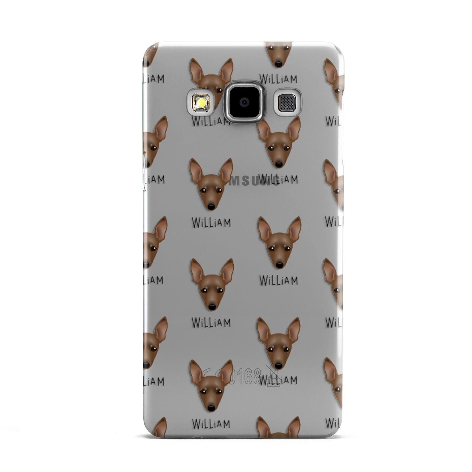 Miniature Pinscher Icon with Name Samsung Galaxy A5 Case