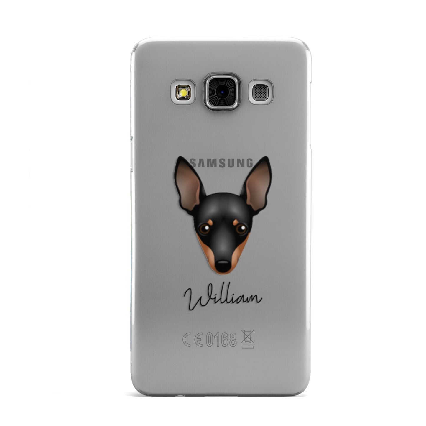 Miniature Pinscher Personalised Samsung Galaxy A3 Case