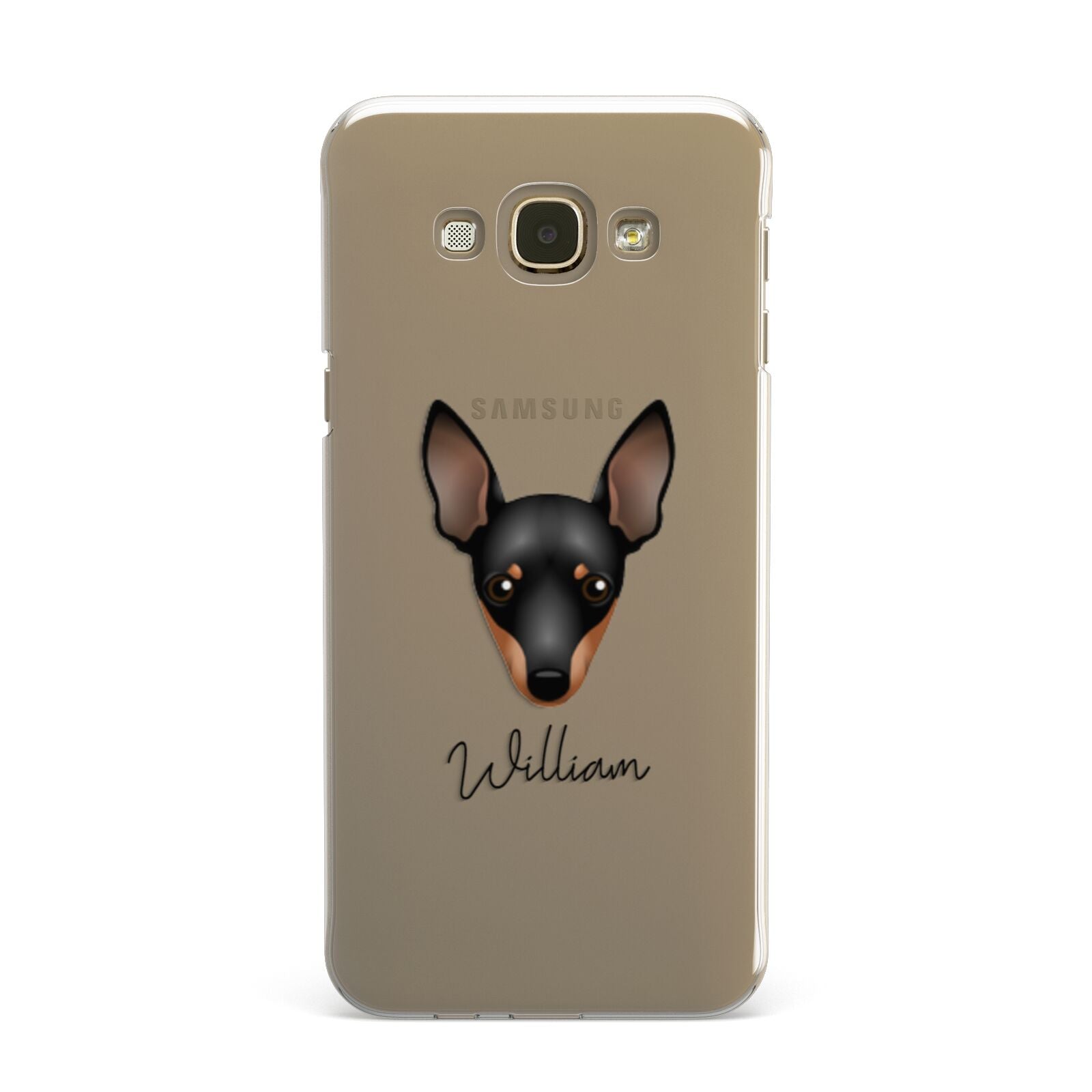 Miniature Pinscher Personalised Samsung Galaxy A8 Case