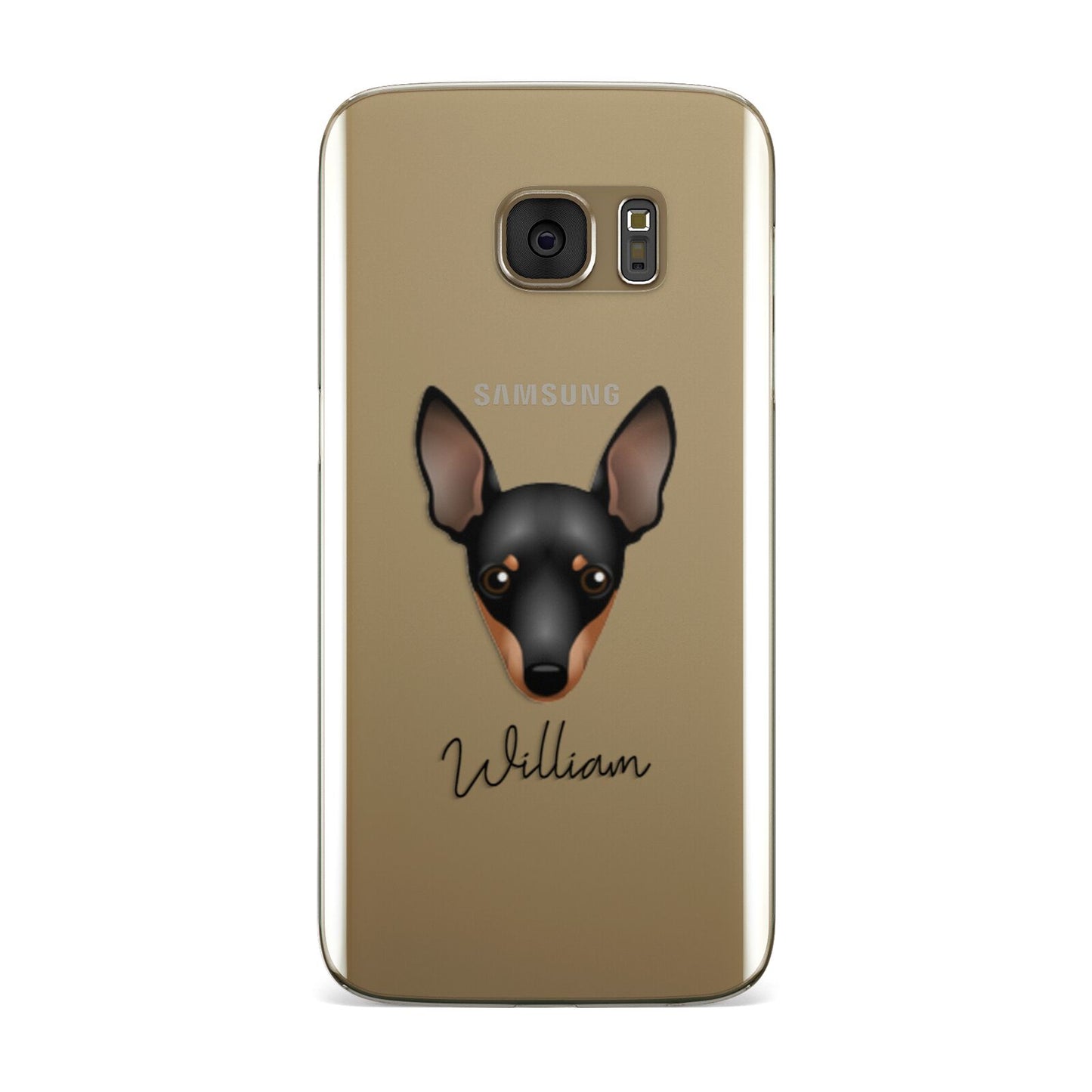 Miniature Pinscher Personalised Samsung Galaxy Case