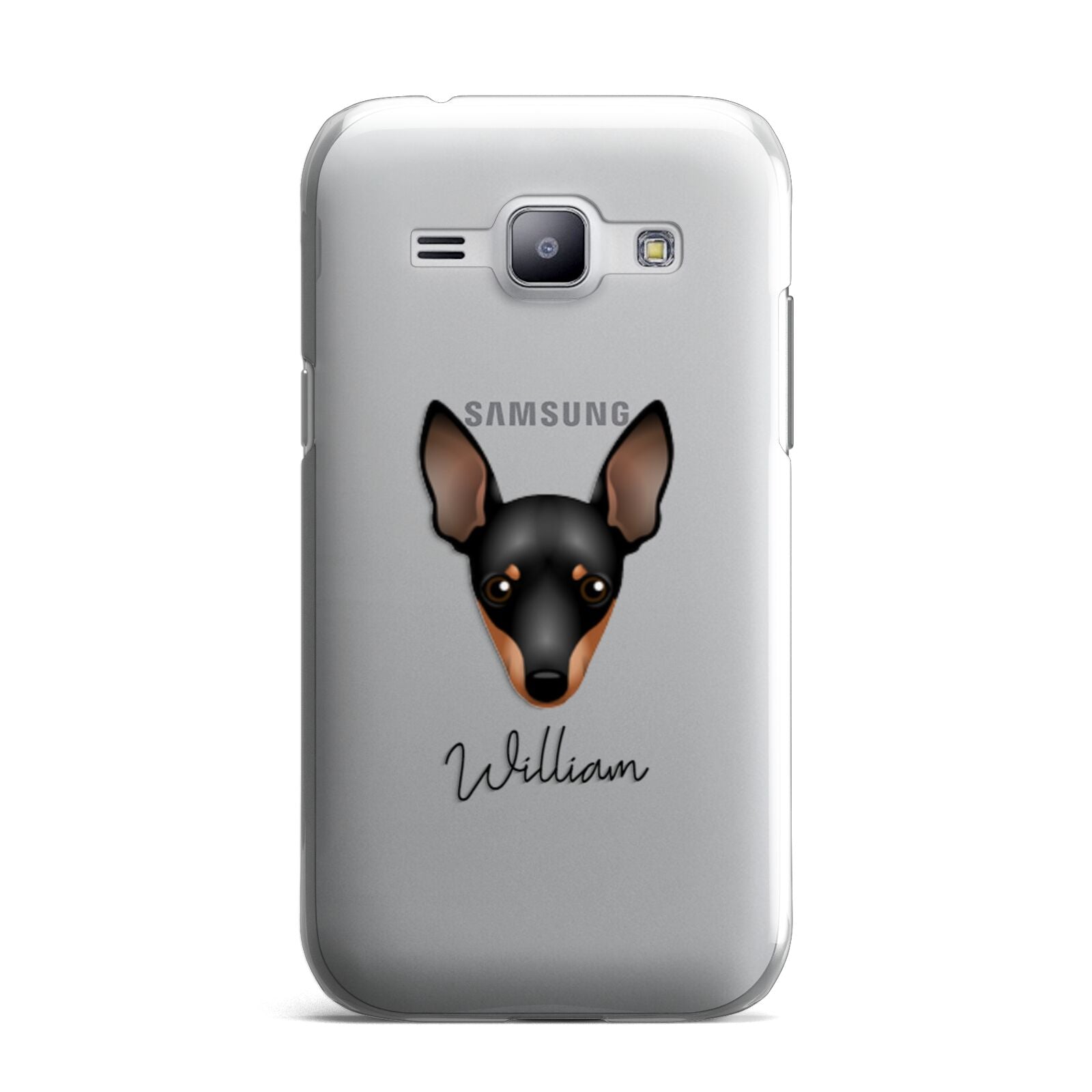 Miniature Pinscher Personalised Samsung Galaxy J1 2015 Case