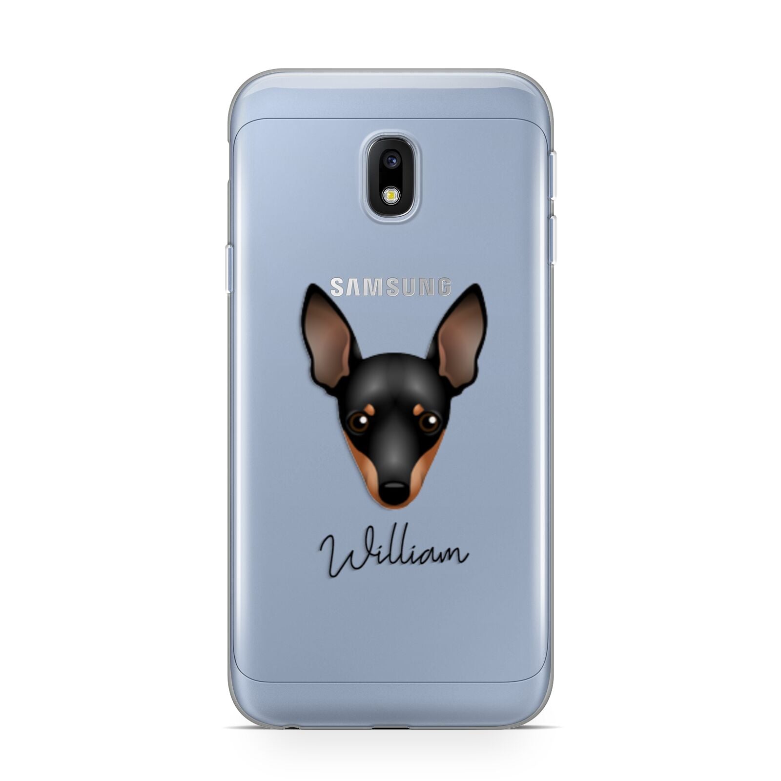 Miniature Pinscher Personalised Samsung Galaxy J3 2017 Case