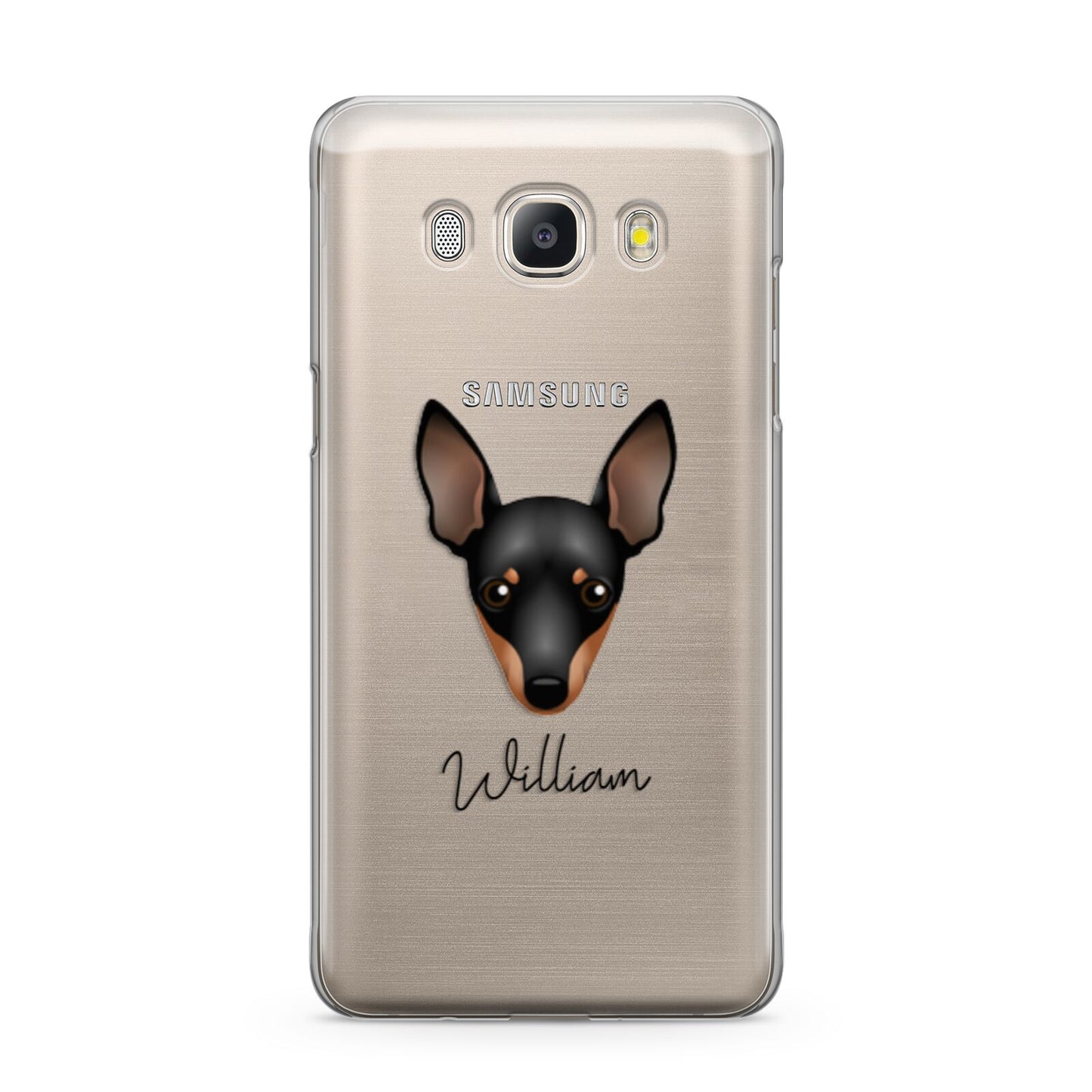 Miniature Pinscher Personalised Samsung Galaxy J5 2016 Case