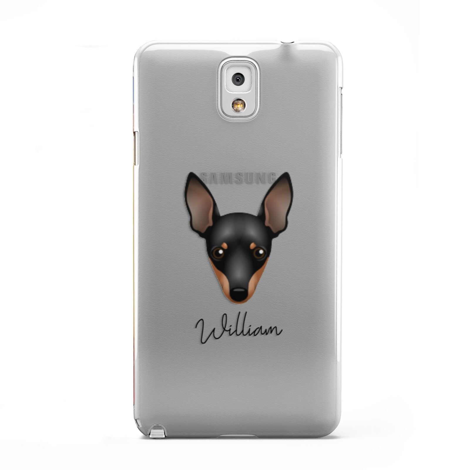 Miniature Pinscher Personalised Samsung Galaxy Note 3 Case