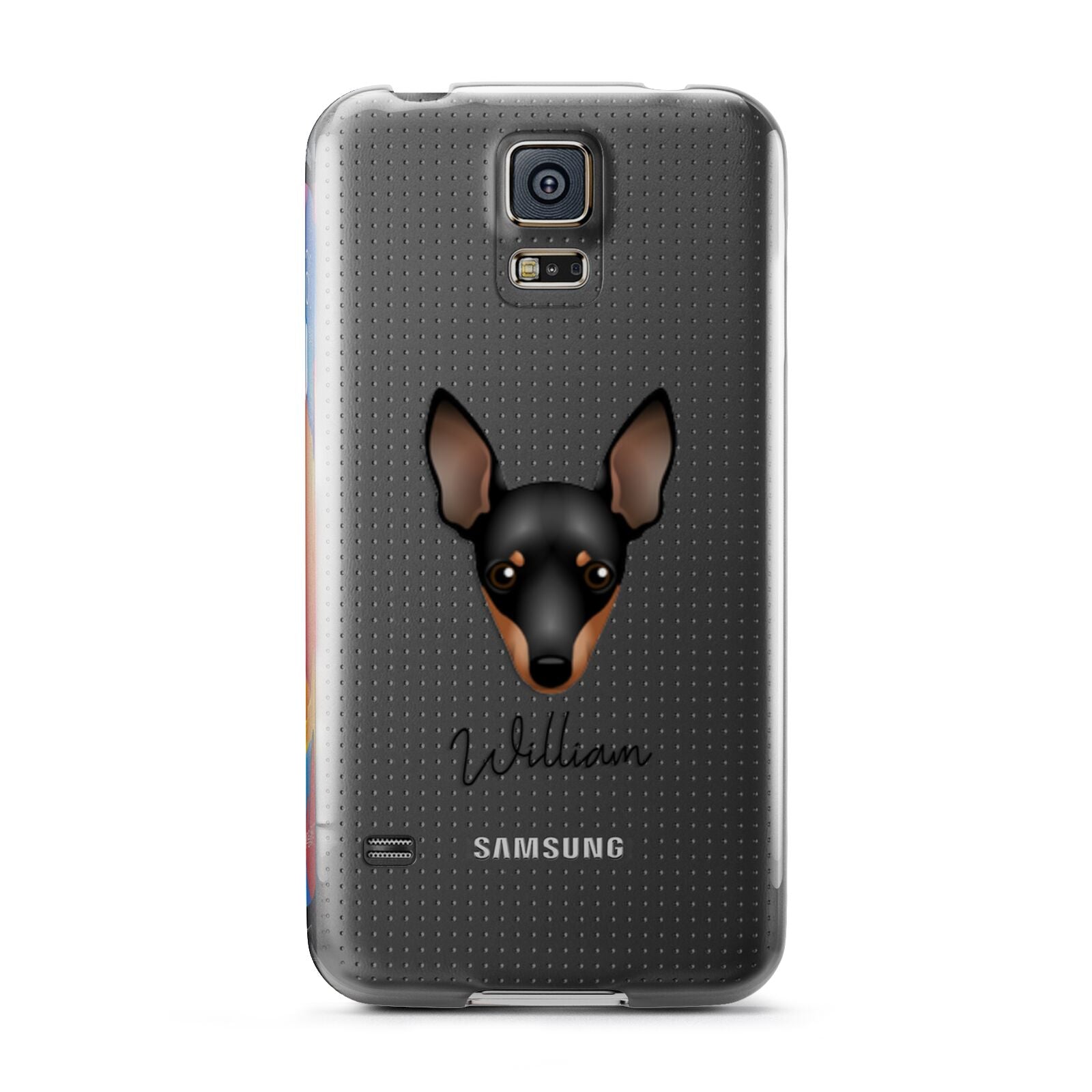 Miniature Pinscher Personalised Samsung Galaxy S5 Case