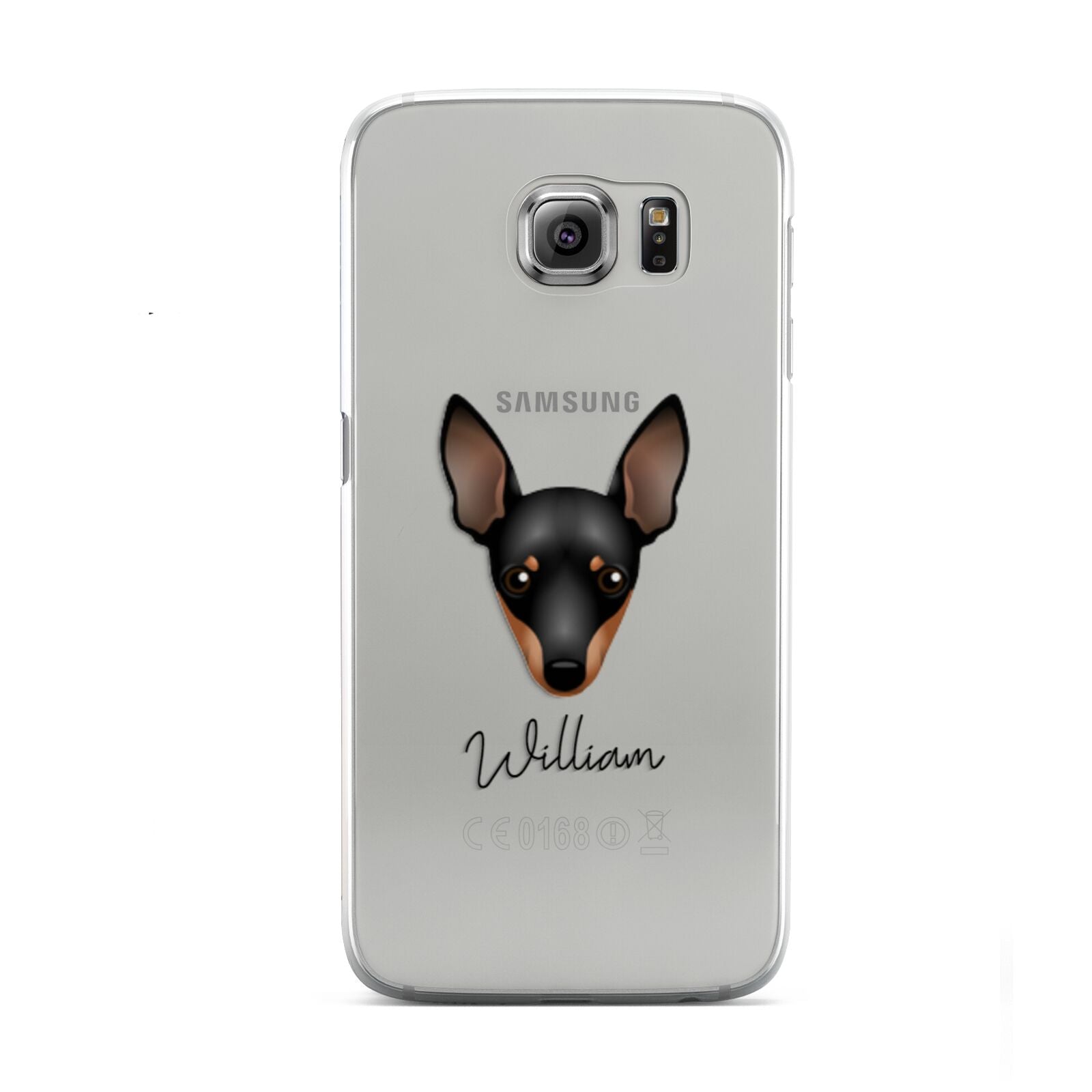 Miniature Pinscher Personalised Samsung Galaxy S6 Case