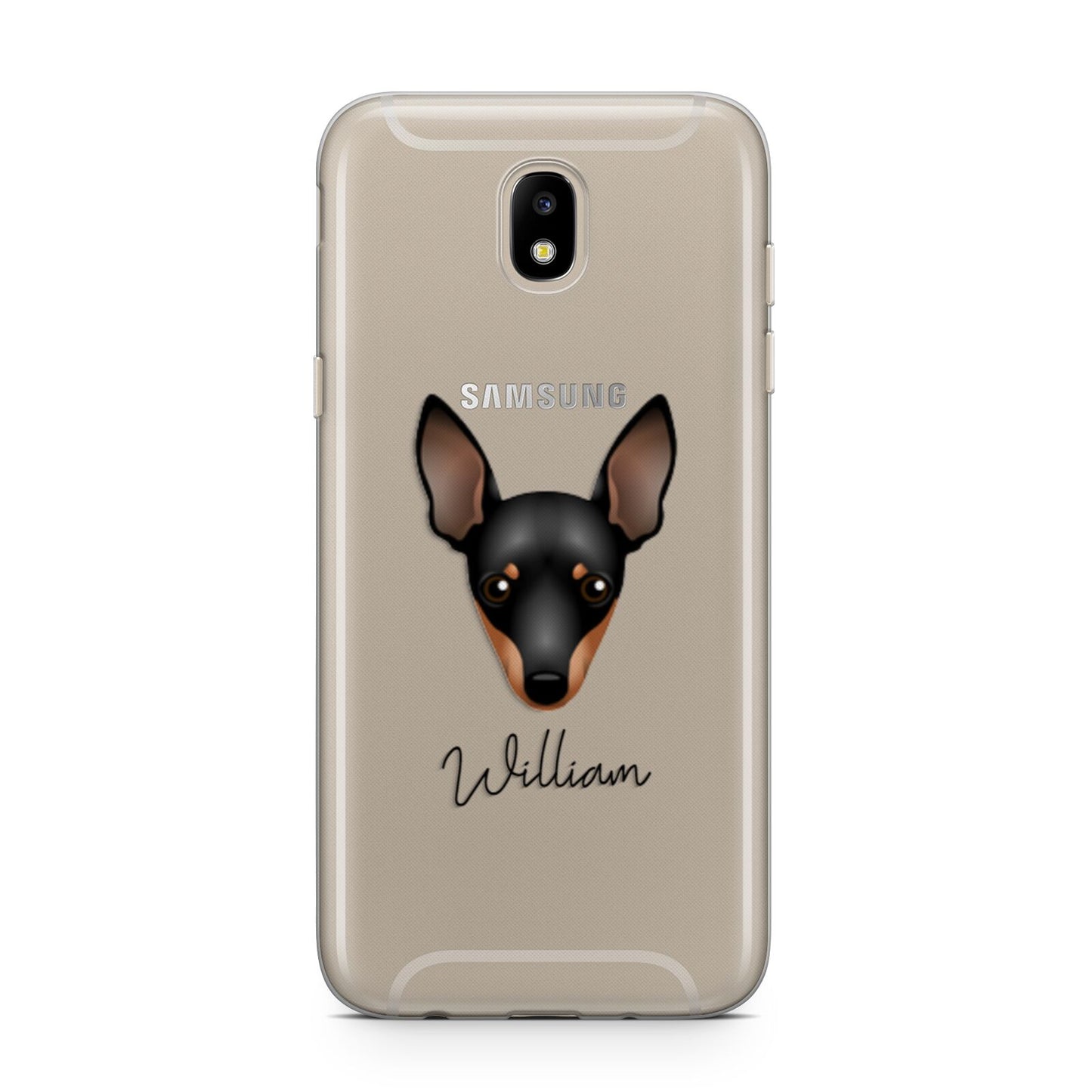 Miniature Pinscher Personalised Samsung J5 2017 Case