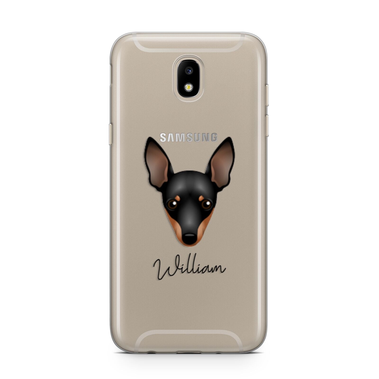 Miniature Pinscher Personalised Samsung J5 2017 Case