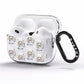 Miniature Poodle Icon with Name AirPods Pro Clear Case Side Image