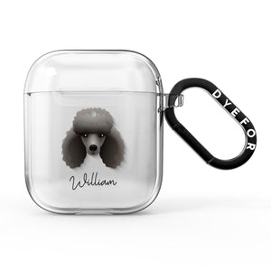 Miniature Poodle Personalised AirPods Case