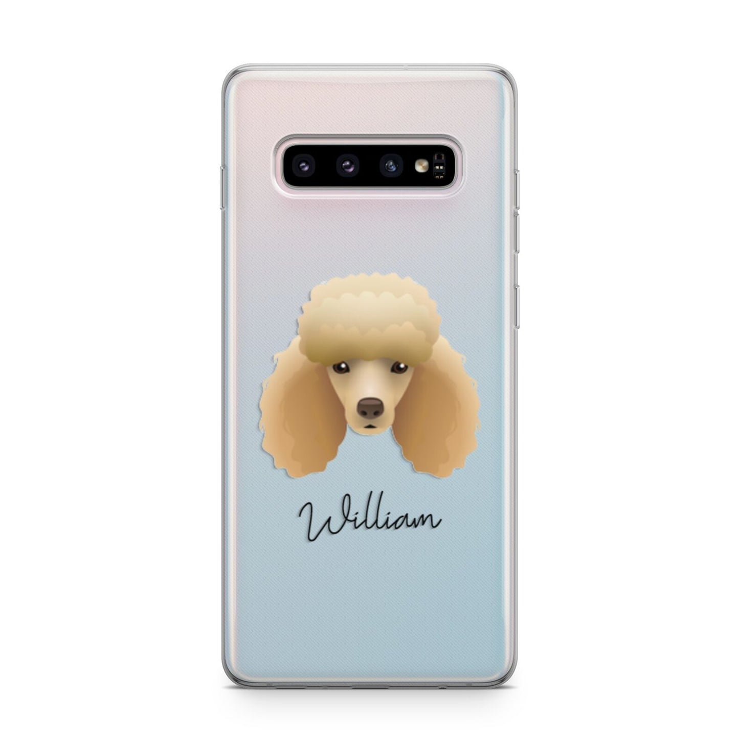 Miniature Poodle Personalised Samsung Galaxy S10 Plus Case