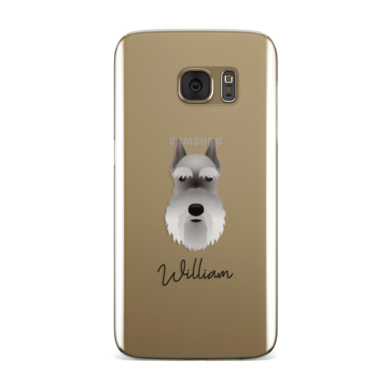 Miniature Schnauzer Personalised Samsung Galaxy Case