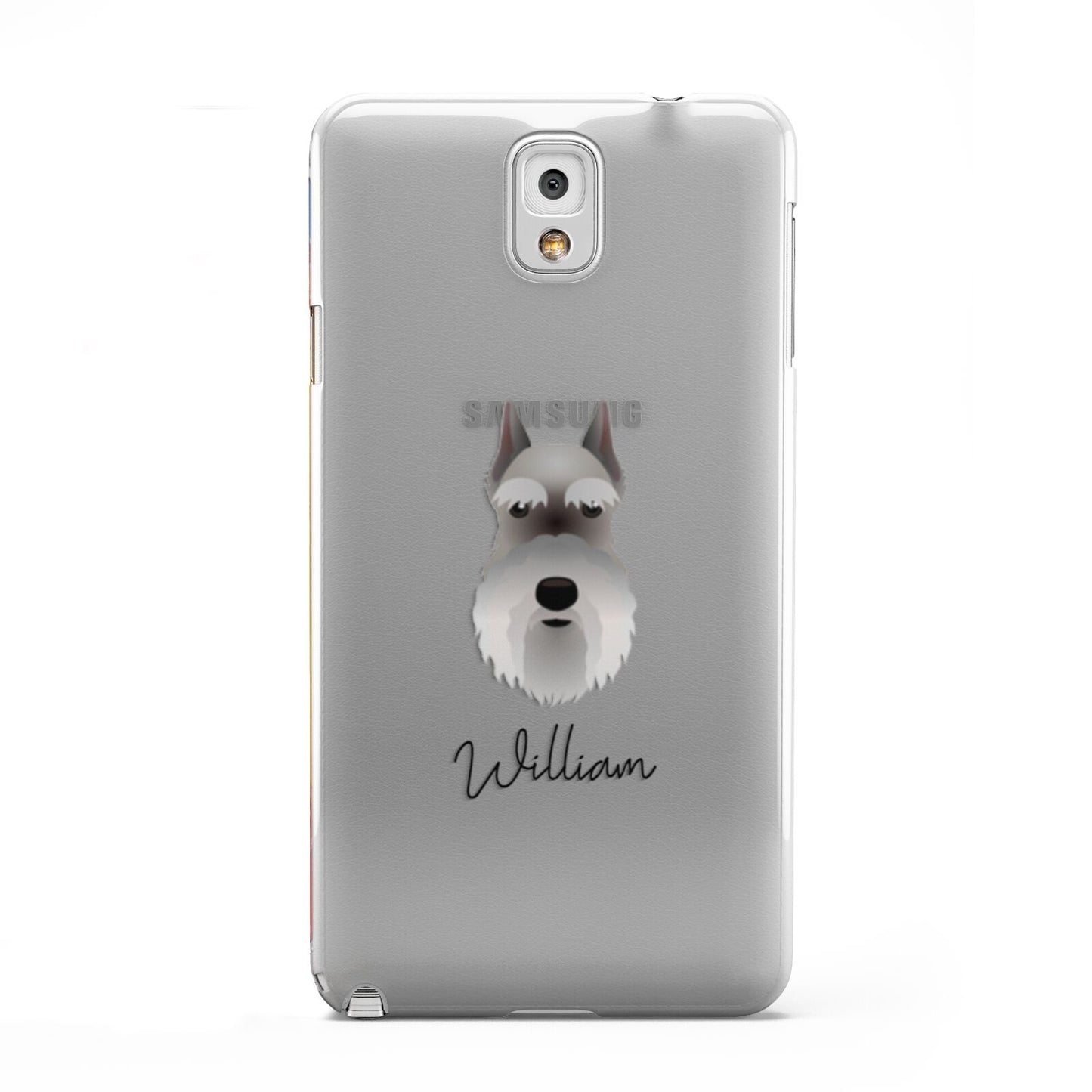 Miniature Schnauzer Personalised Samsung Galaxy Note 3 Case