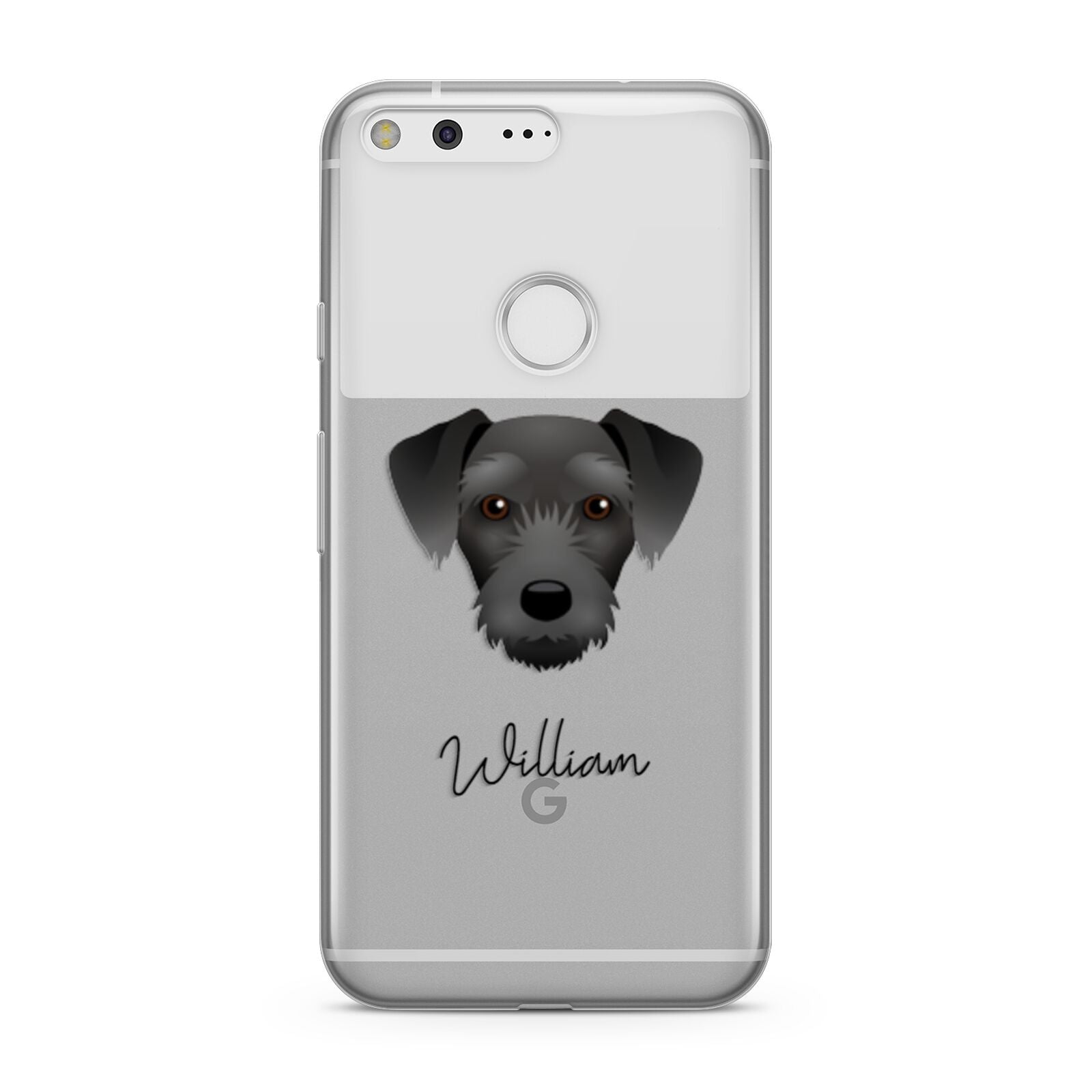 Miniature Schnoxie Personalised Google Pixel Case