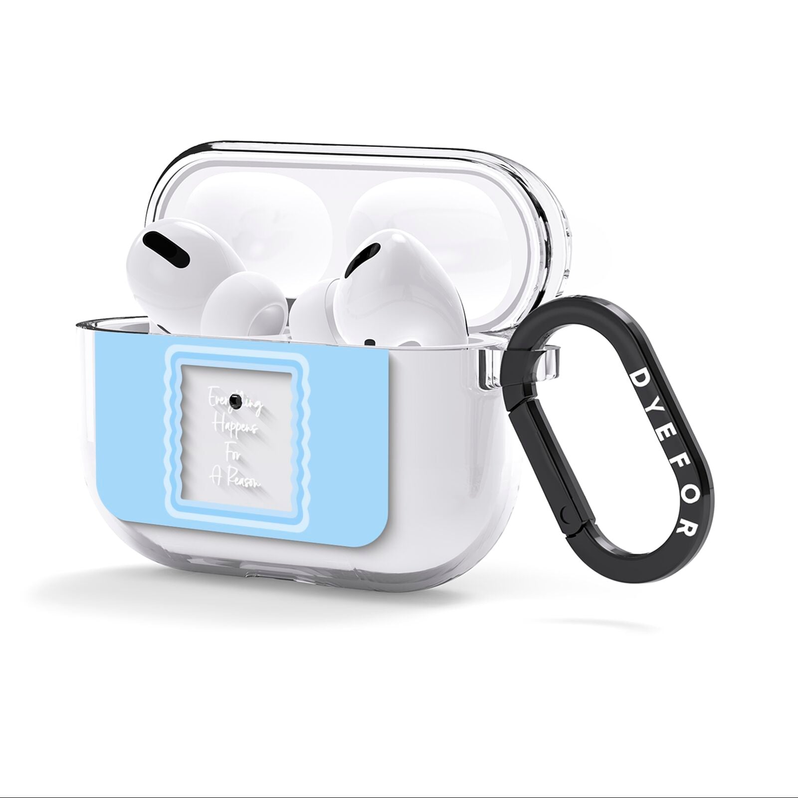 Mirror Quote AirPods Clear Case 3rd Gen Side Image