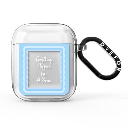 Mirror Quote AirPods Clear Case