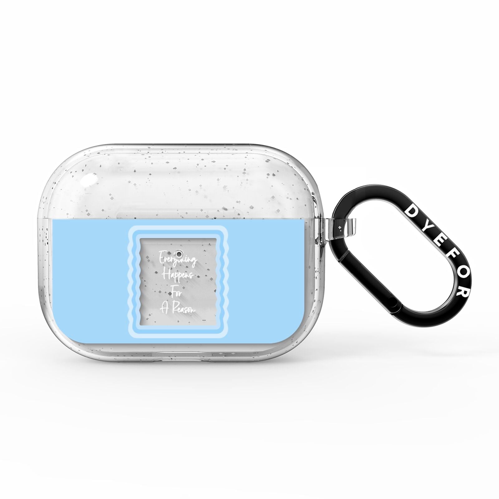 Mirror Quote AirPods Pro Glitter Case