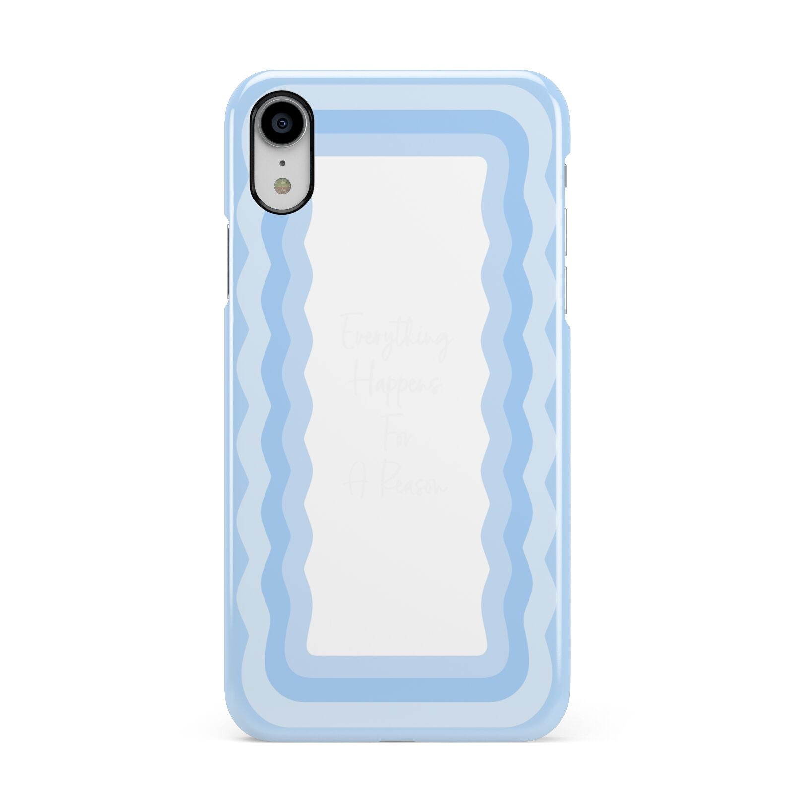 Mirror Quote Apple iPhone XR White 3D Snap Case