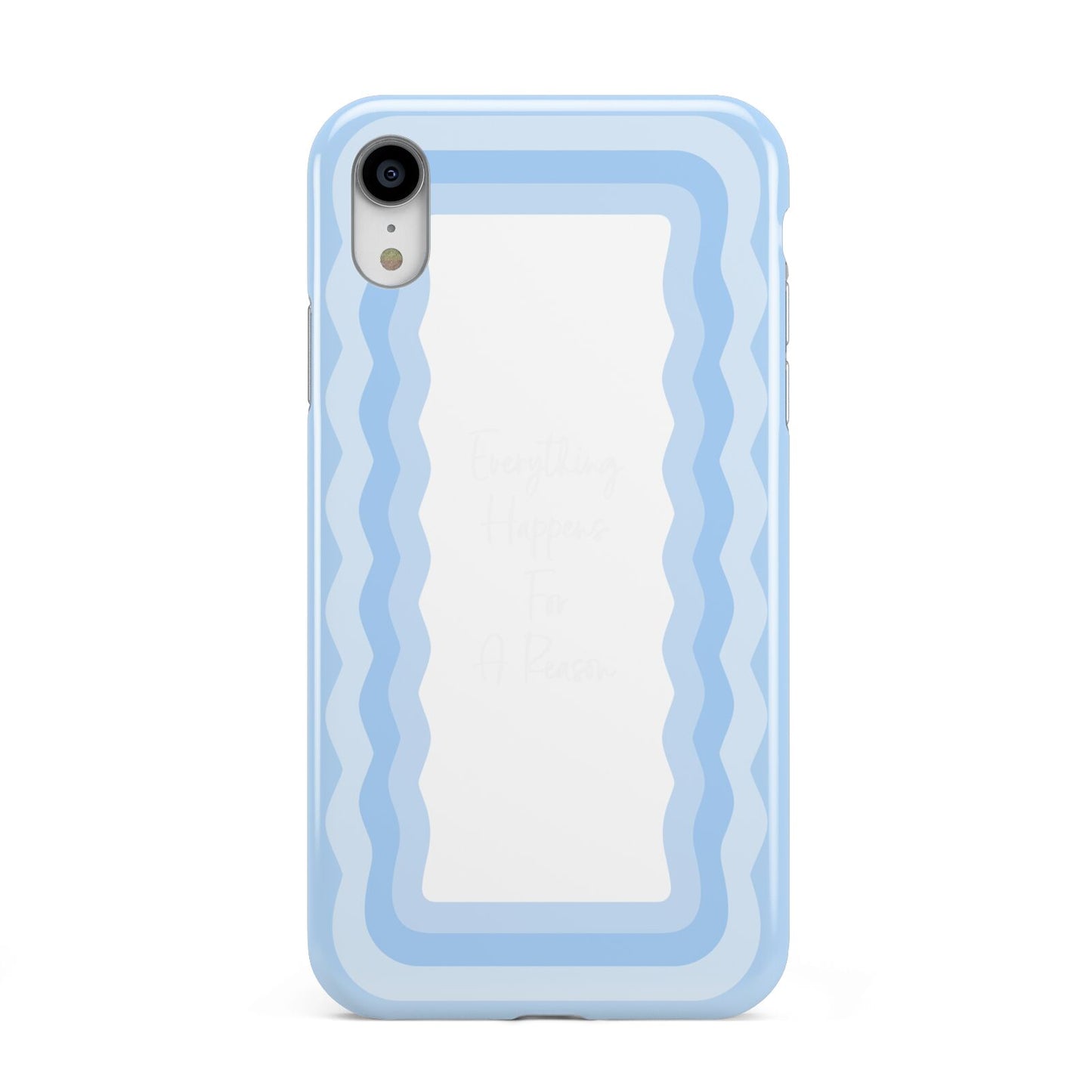 Mirror Quote Apple iPhone XR White 3D Tough Case