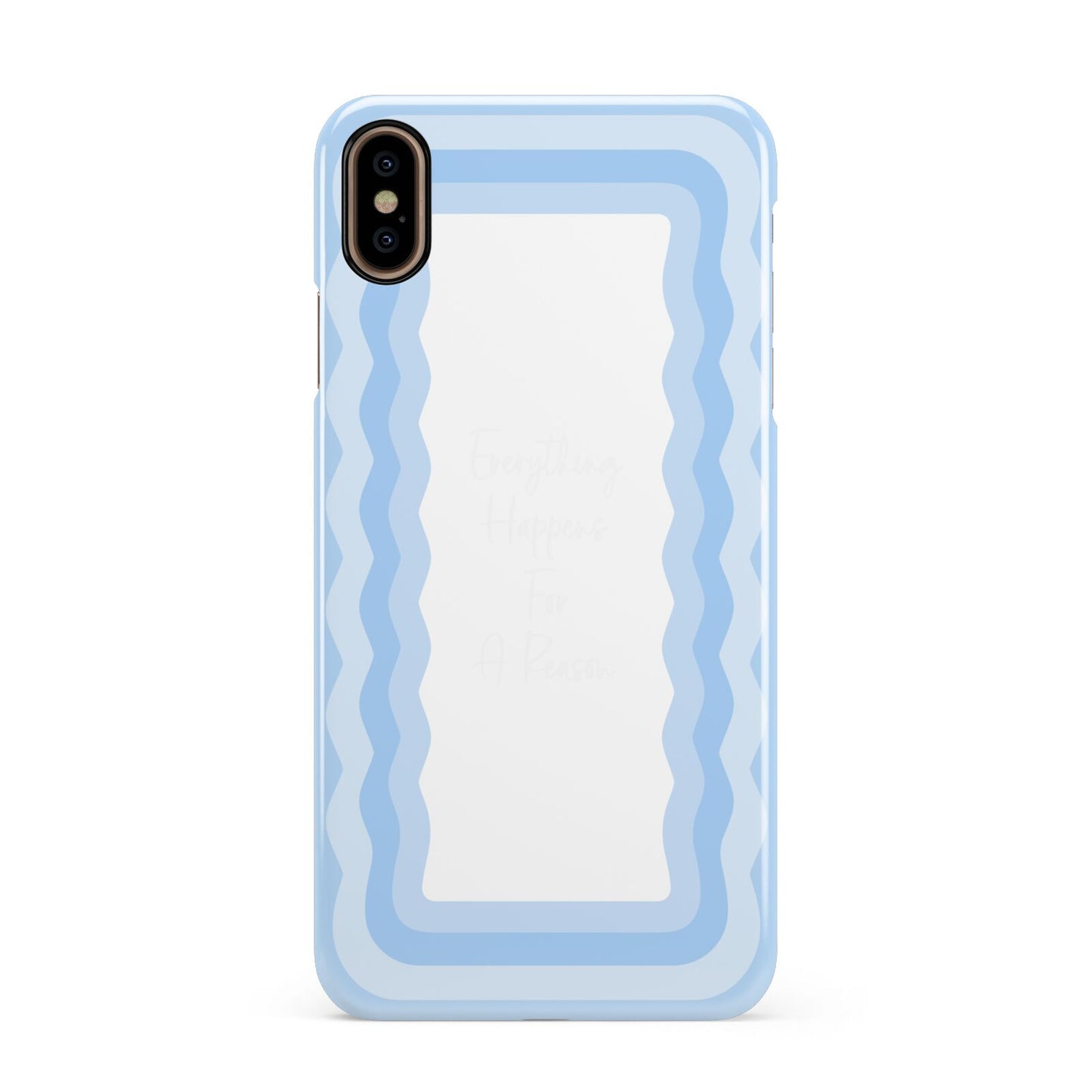 Mirror Quote Apple iPhone Xs Max 3D Snap Case