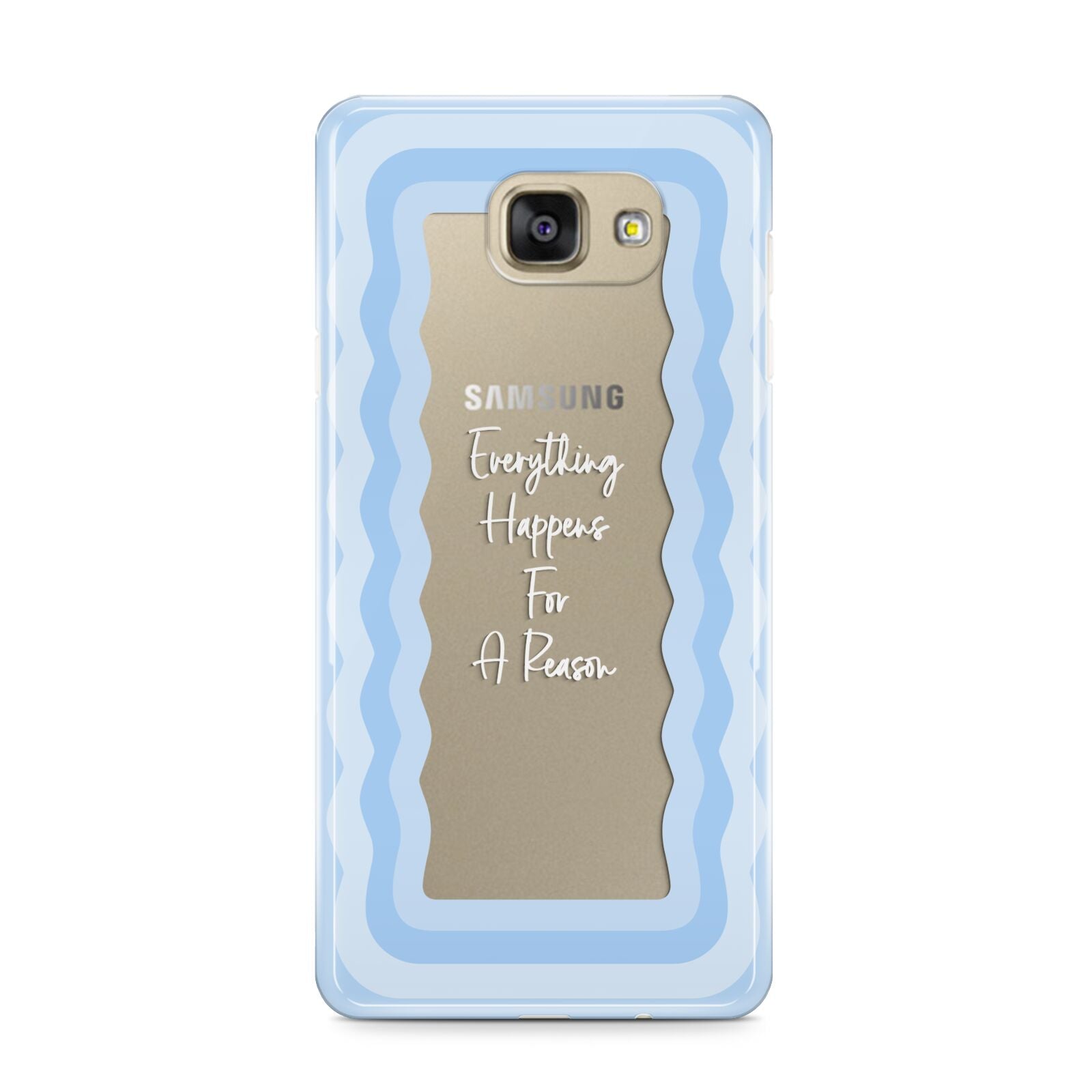 Mirror Quote Samsung Galaxy A9 2016 Case on gold phone