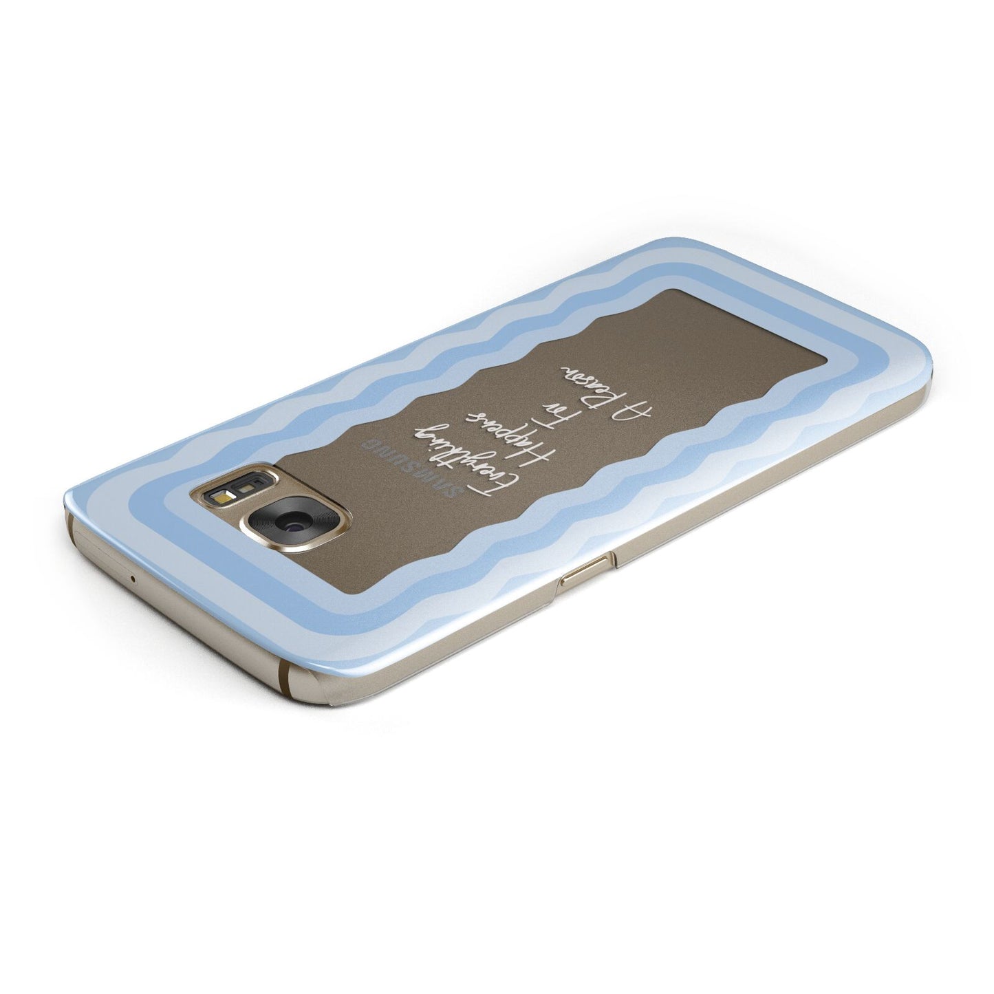 Mirror Quote Samsung Galaxy Case Top Cutout