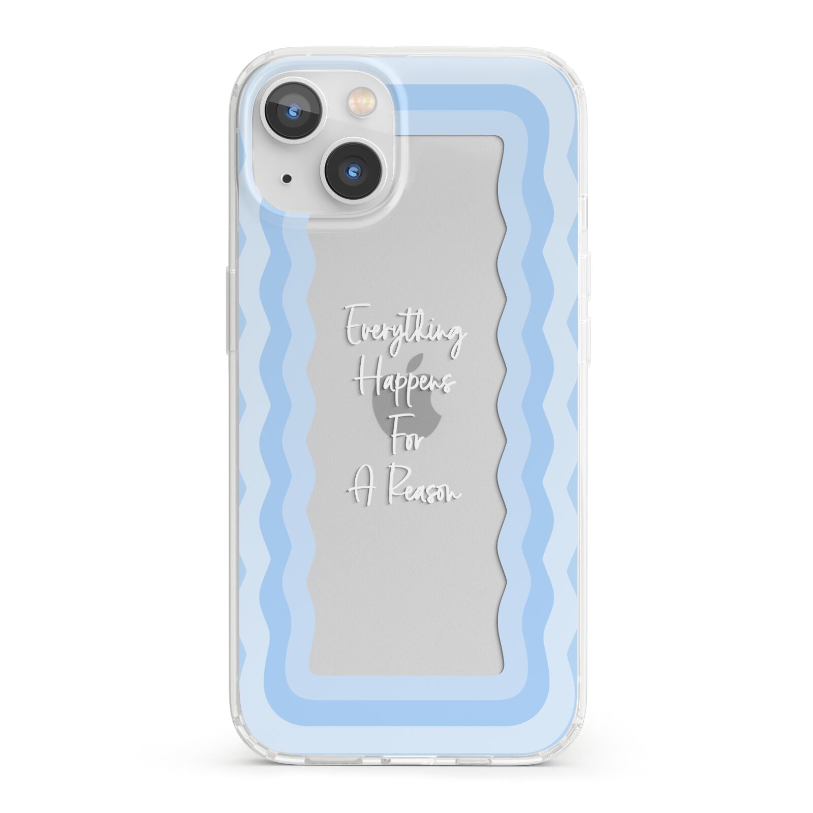 Mirror Quote iPhone 13 Clear Bumper Case