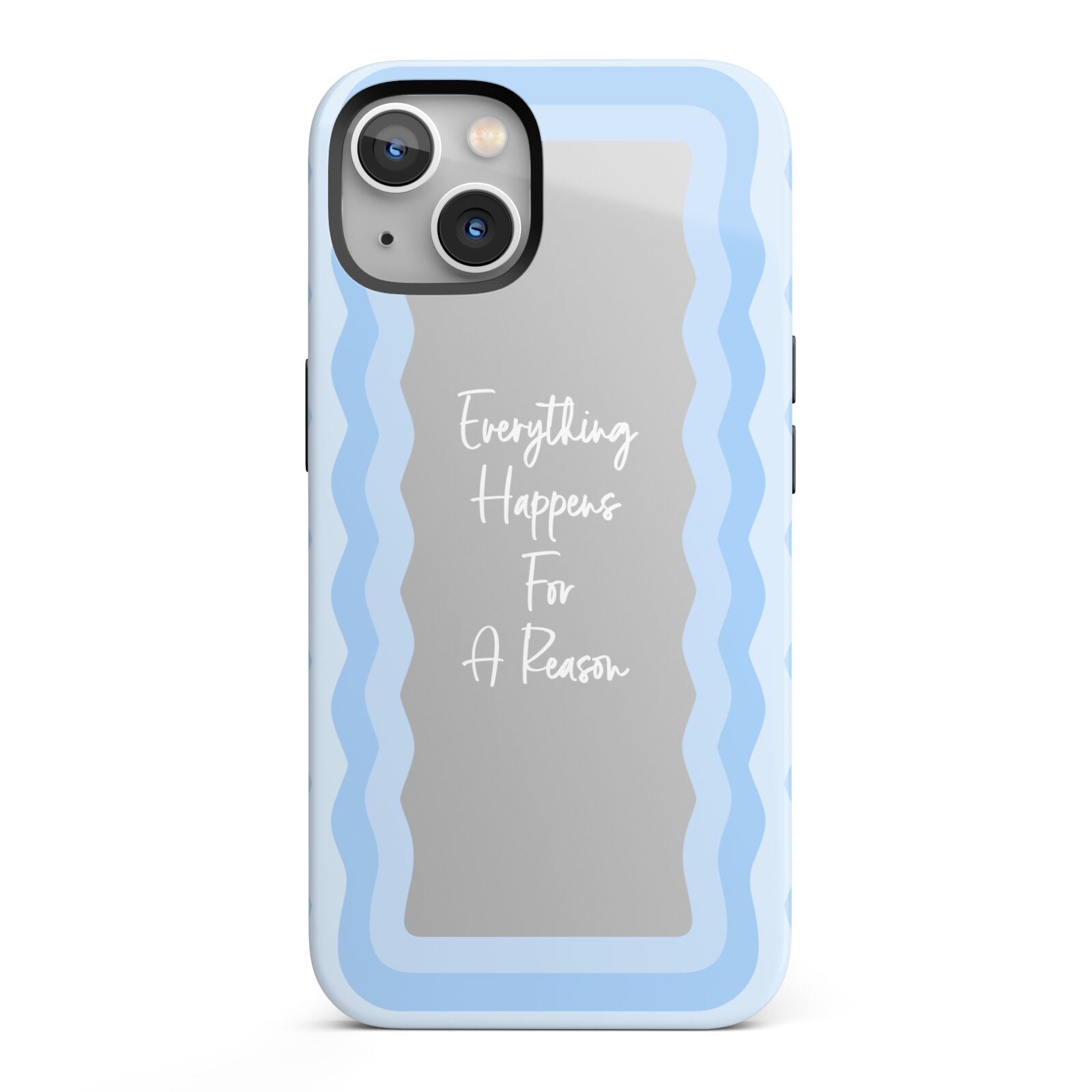 Mirror Quote iPhone 13 Full Wrap 3D Tough Case