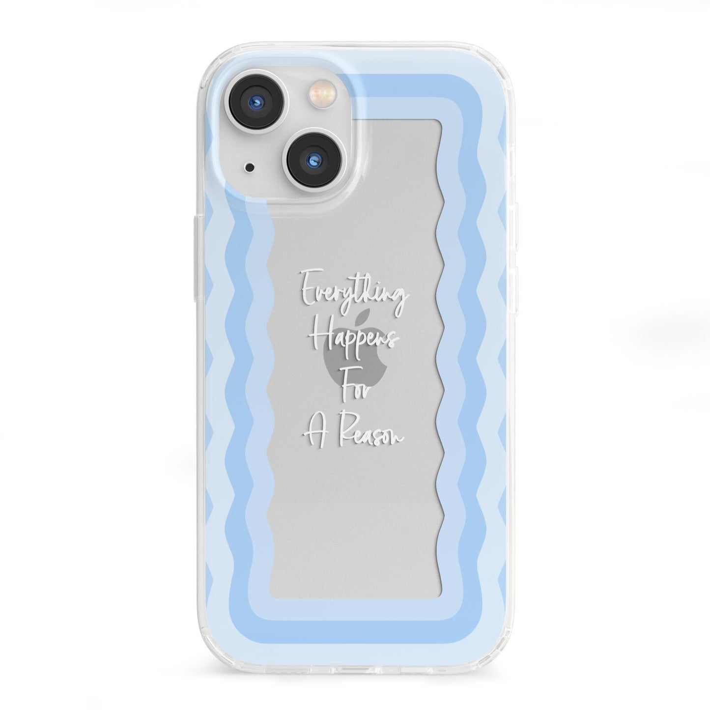 Mirror Quote iPhone 13 Mini Clear Bumper Case