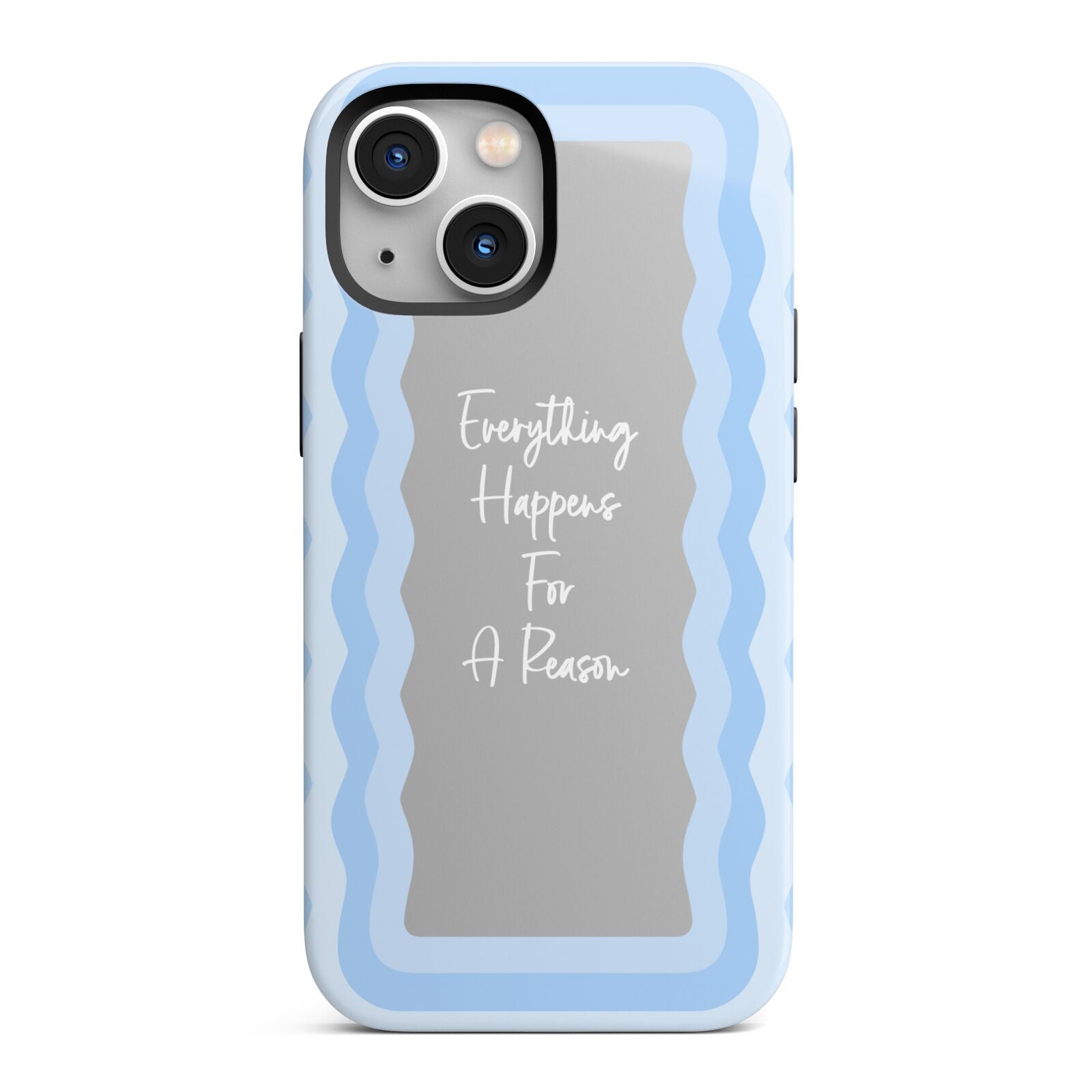 Mirror Quote iPhone 13 Mini Full Wrap 3D Tough Case