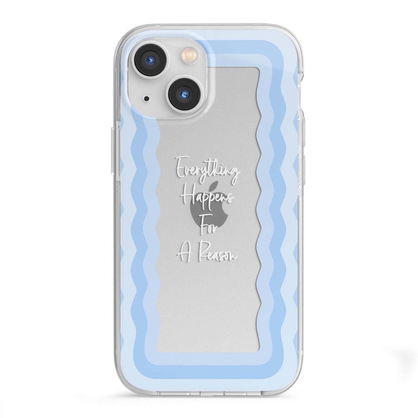 Mirror Quote iPhone 13 Mini TPU Impact Case with White Edges