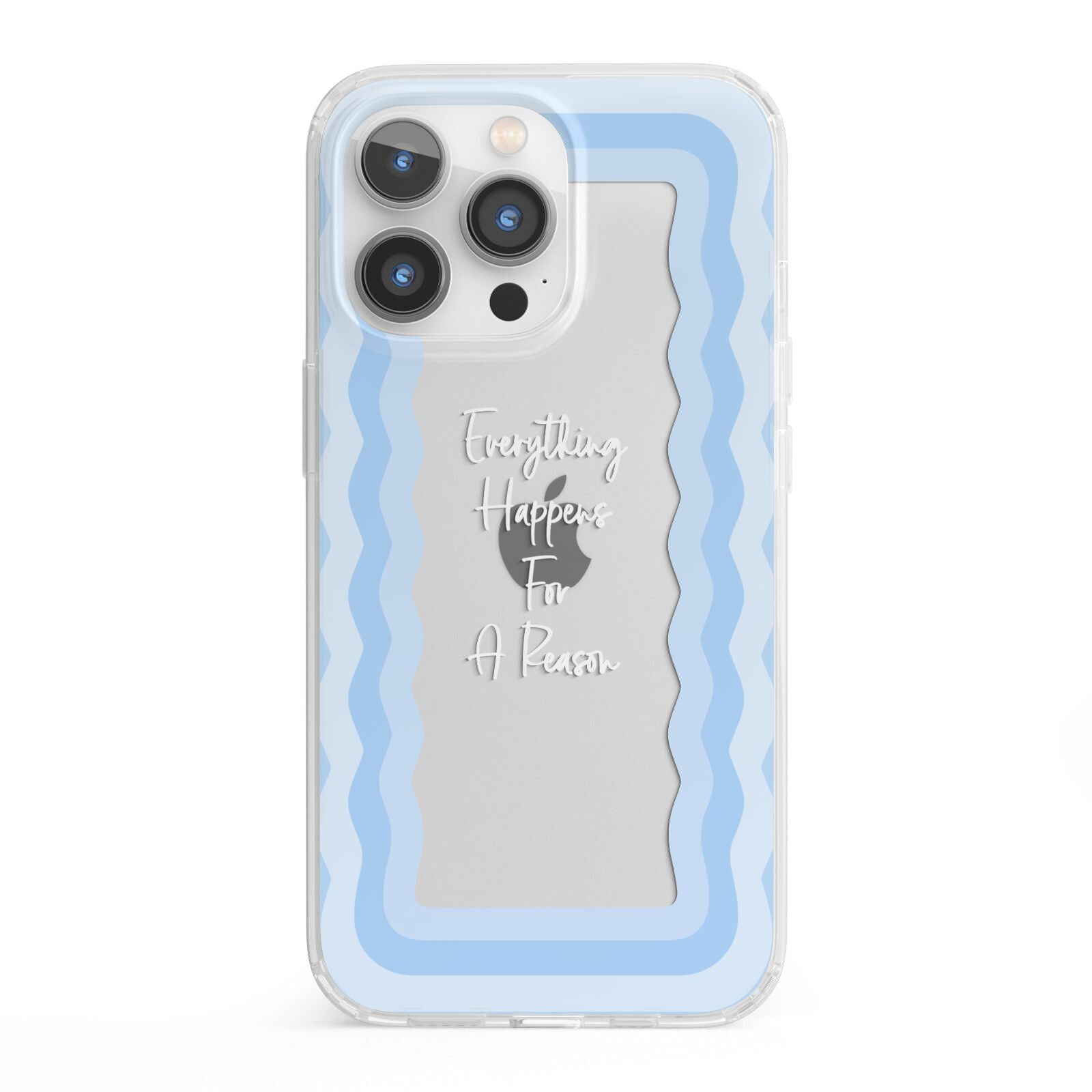 Mirror Quote iPhone 13 Pro Clear Bumper Case