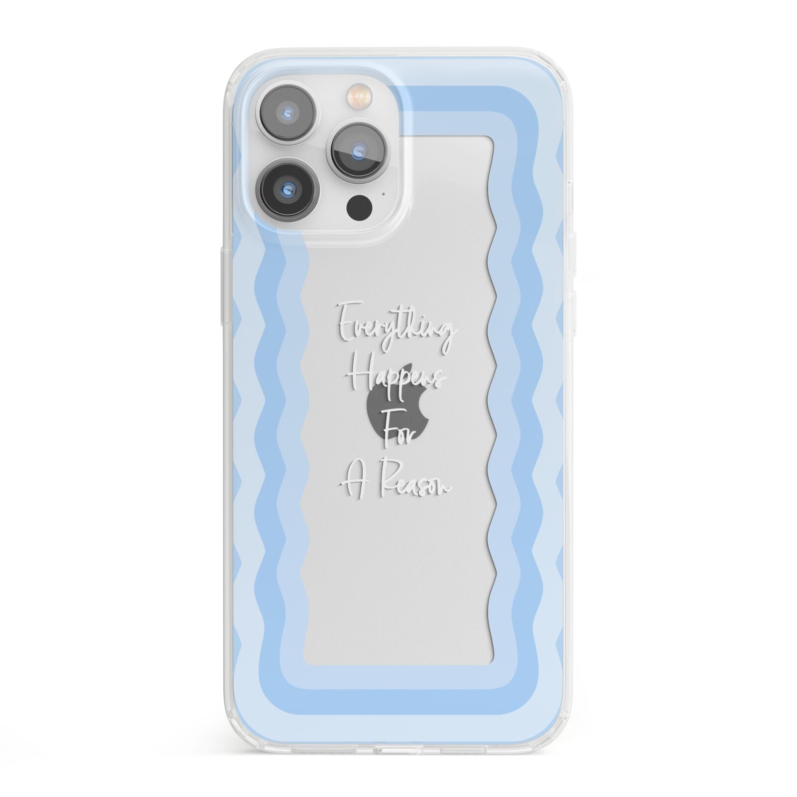 Mirror Quote iPhone 13 Pro Max Clear Bumper Case