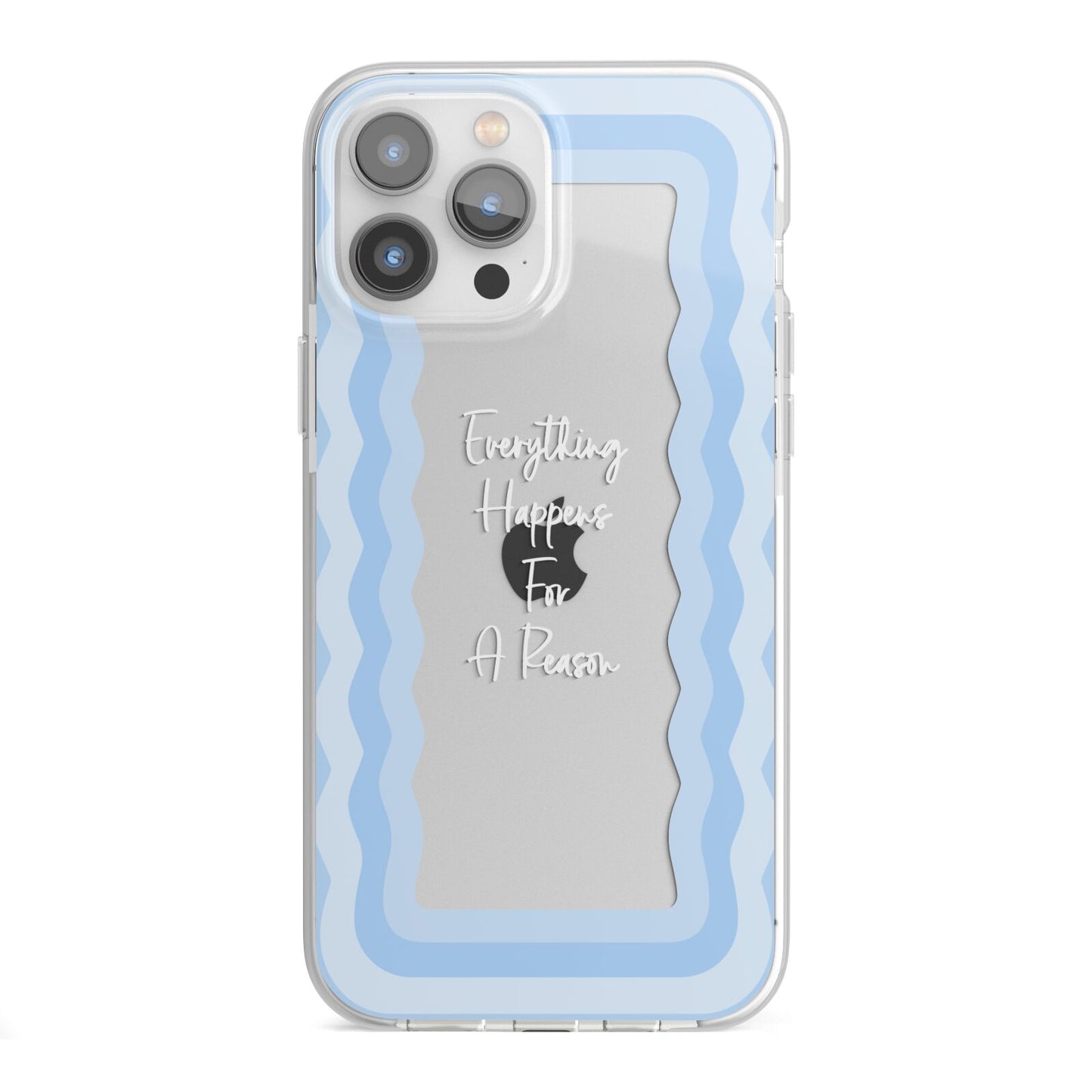 Mirror Quote iPhone 13 Pro Max TPU Impact Case with White Edges