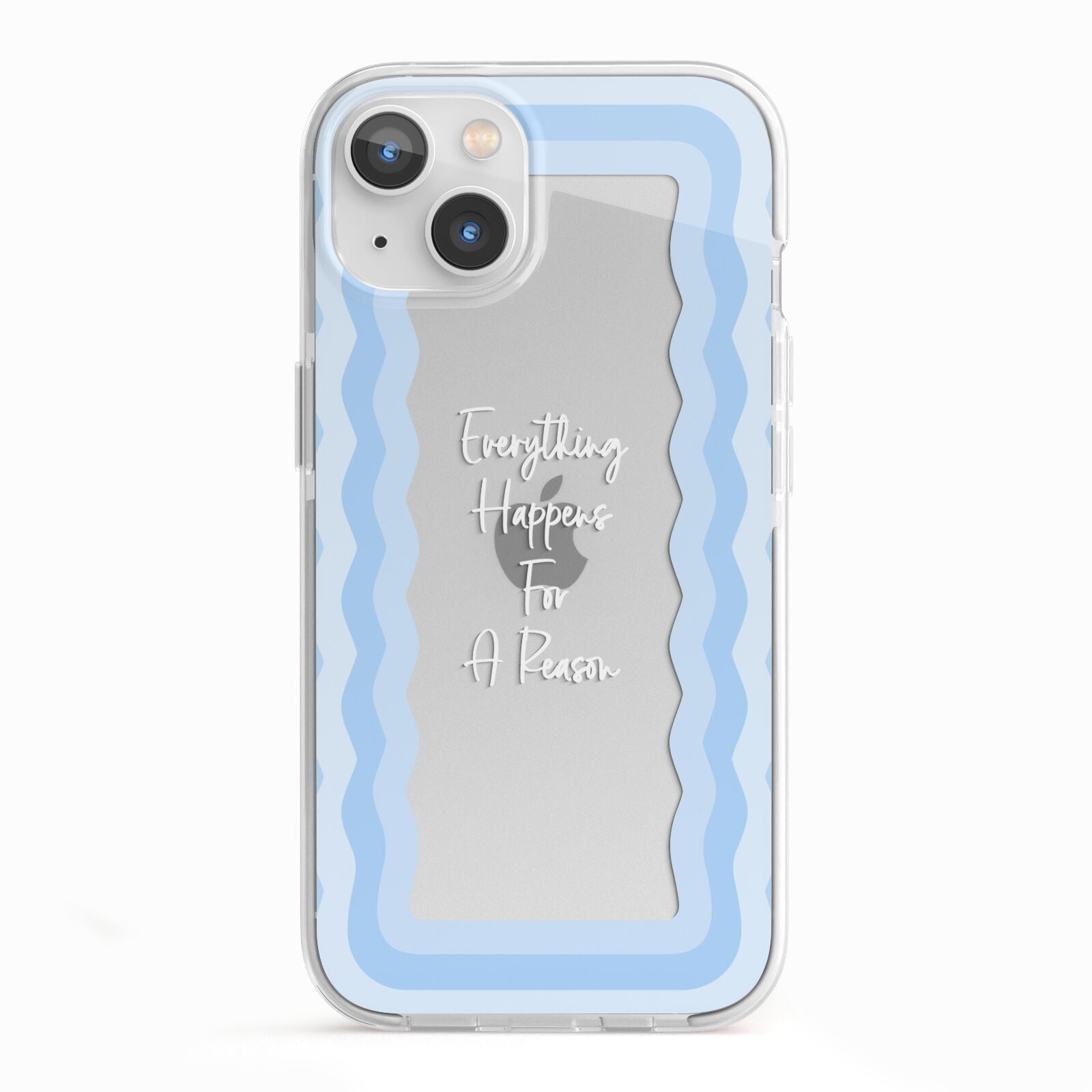 Mirror Quote iPhone 13 TPU Impact Case with White Edges