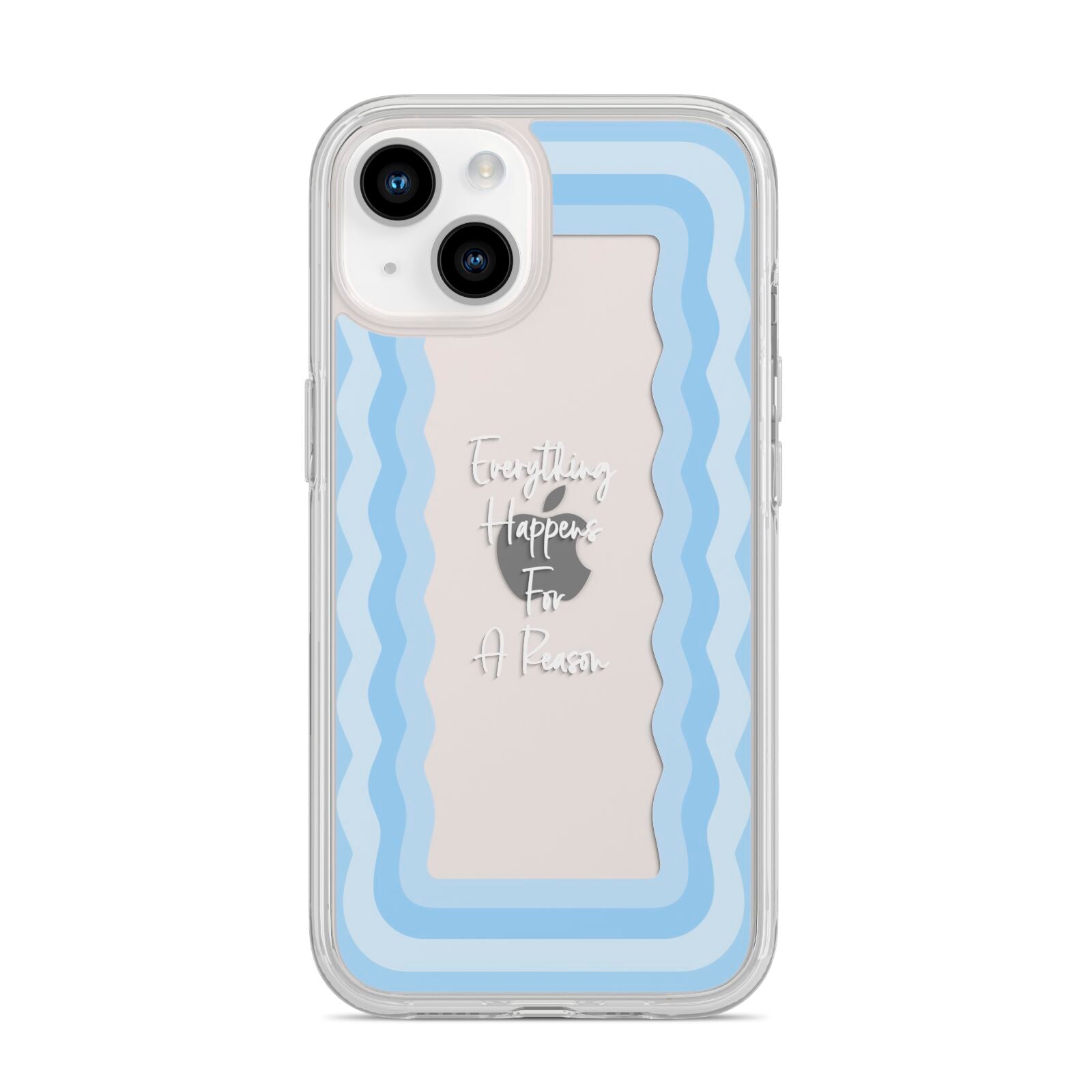 Mirror Quote iPhone 14 Clear Tough Case Starlight