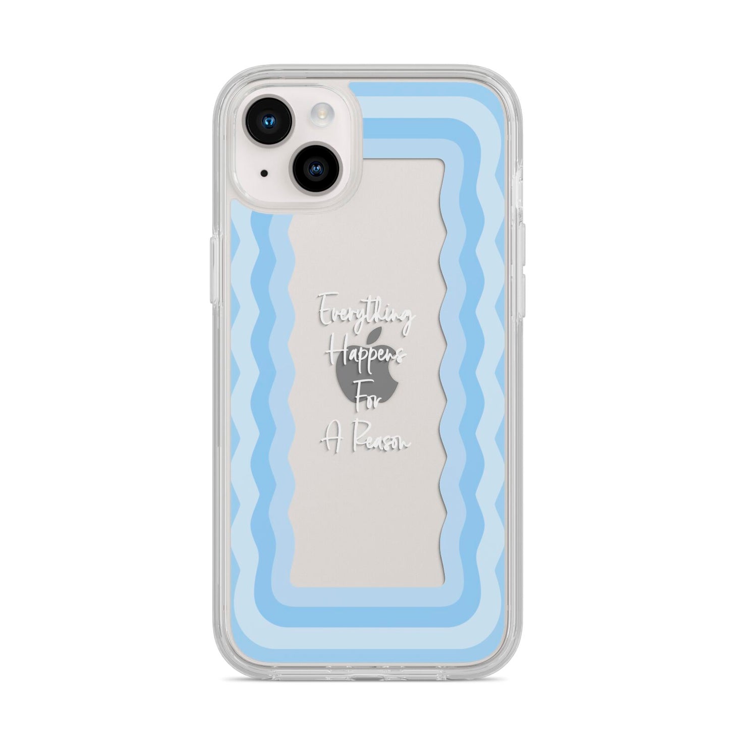 Mirror Quote iPhone 14 Plus Clear Tough Case Starlight