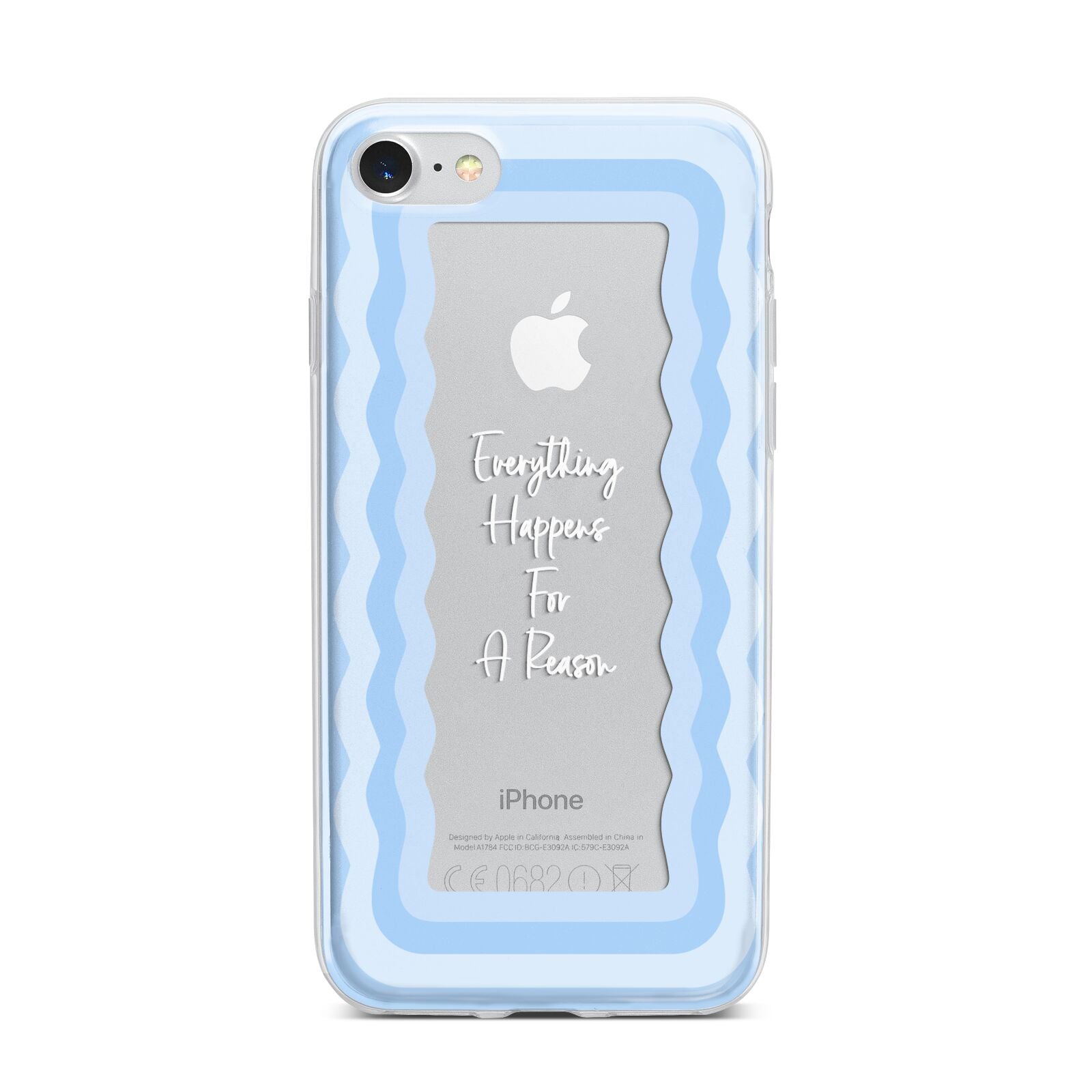 Mirror Quote iPhone 7 Bumper Case on Silver iPhone