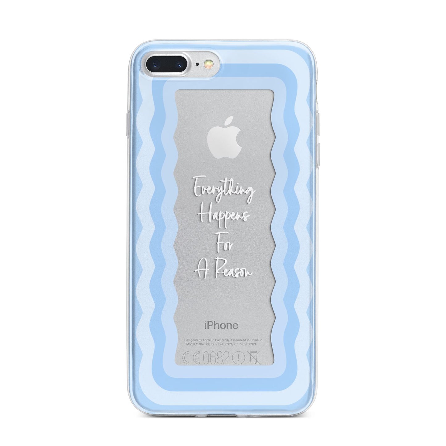 Mirror Quote iPhone 7 Plus Bumper Case on Silver iPhone