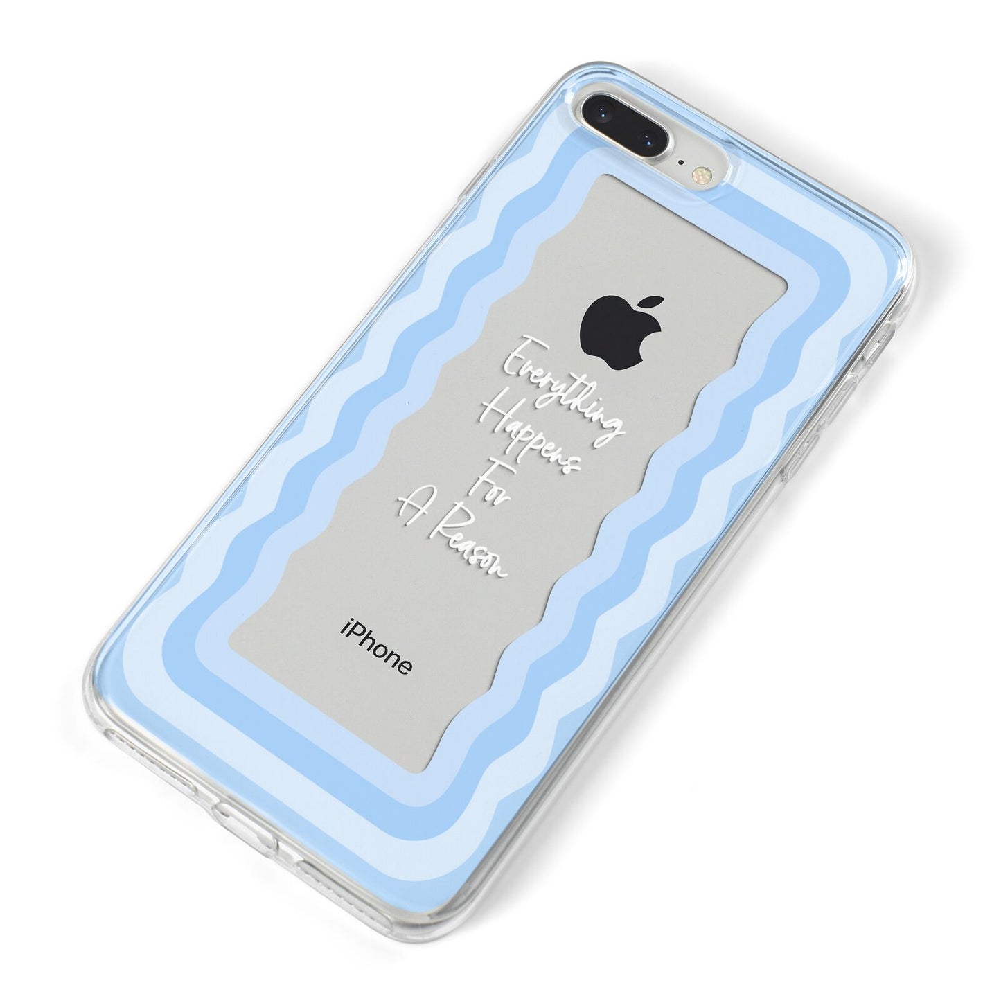 Mirror Quote iPhone 8 Plus Bumper Case on Silver iPhone Alternative Image