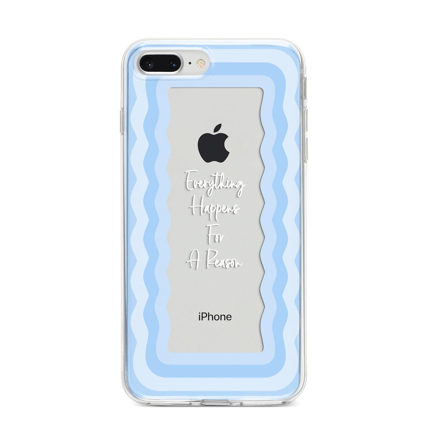 Mirror Quote iPhone 8 Plus Bumper Case on Silver iPhone