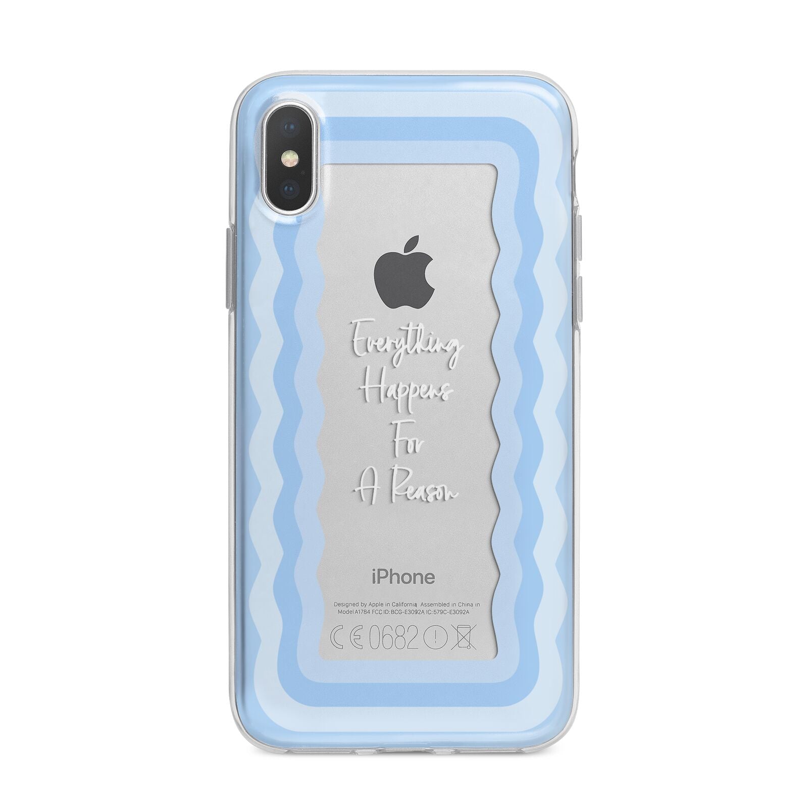 Mirror Quote iPhone X Bumper Case on Silver iPhone Alternative Image 1