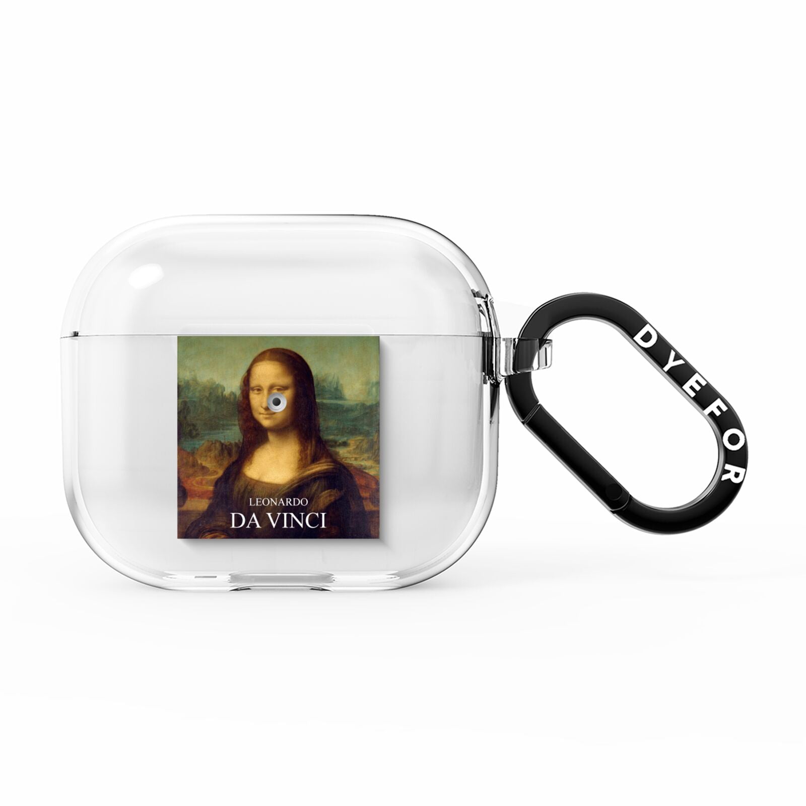 Mona Lisa By Da Vinci AirPods Clear Case 3rd Gen