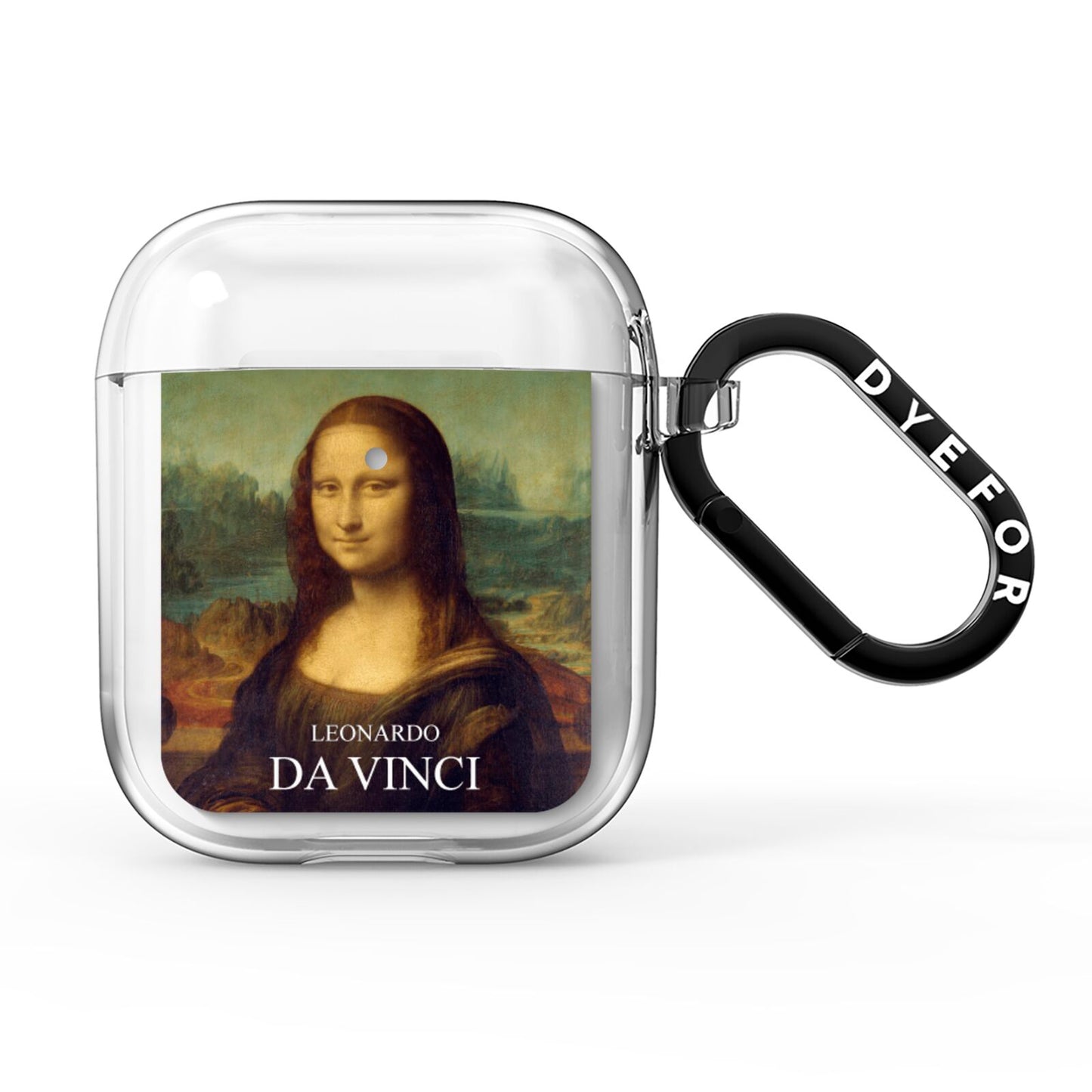 Mona Lisa By Da Vinci AirPods Clear Case