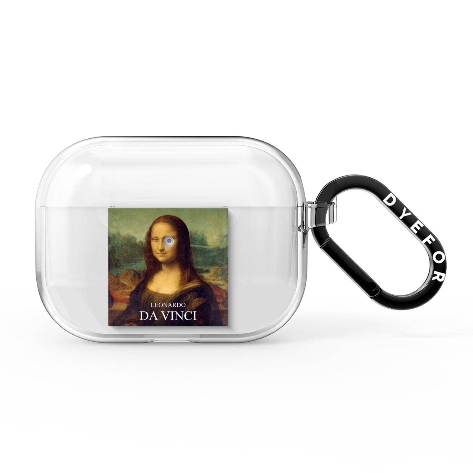 Mona Lisa By Da Vinci AirPods Pro Clear Case