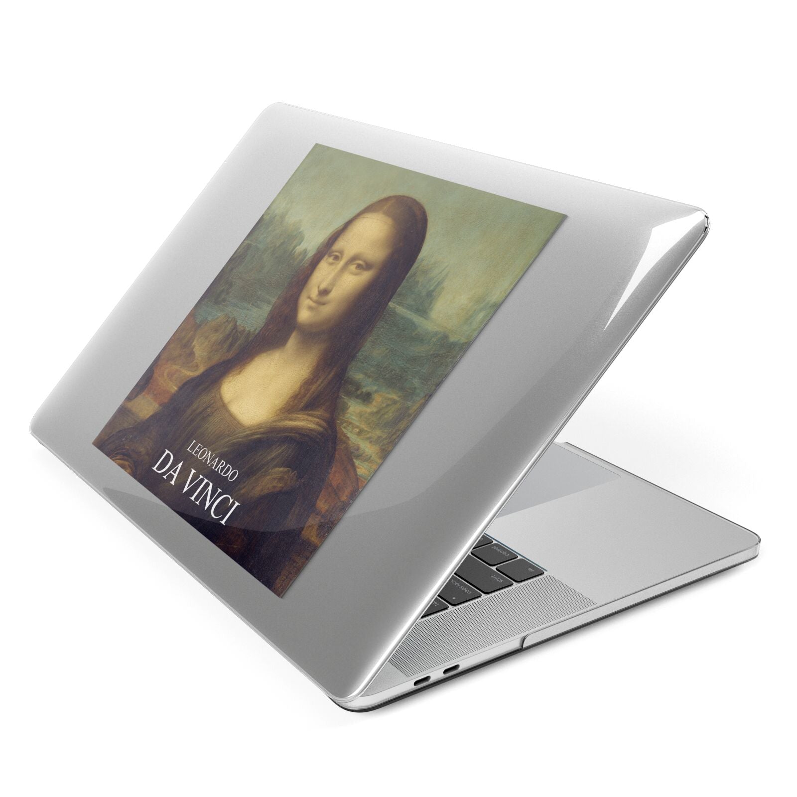 Mona Lisa By Da Vinci Apple MacBook Case Side View