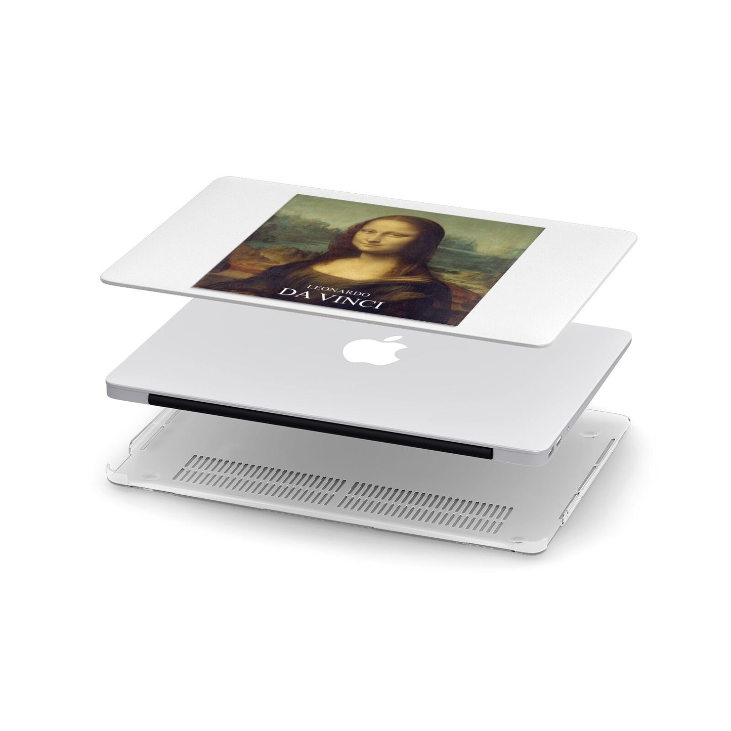 Mona Lisa By Da Vinci Apple MacBook Case in Detail